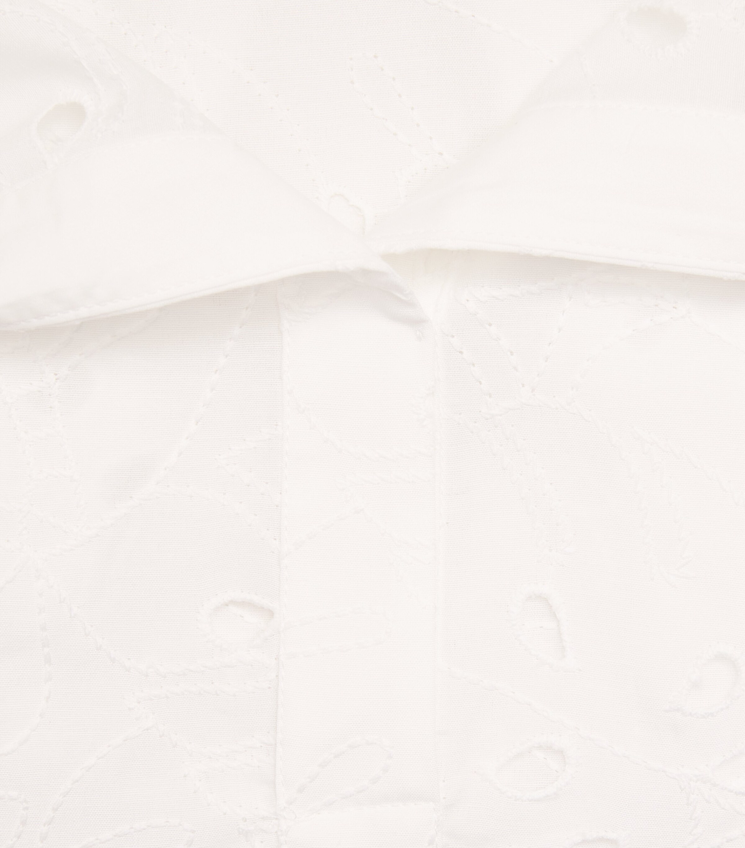 Broderie Lace Mini Dress 000 BLANC/WHITE Image 5