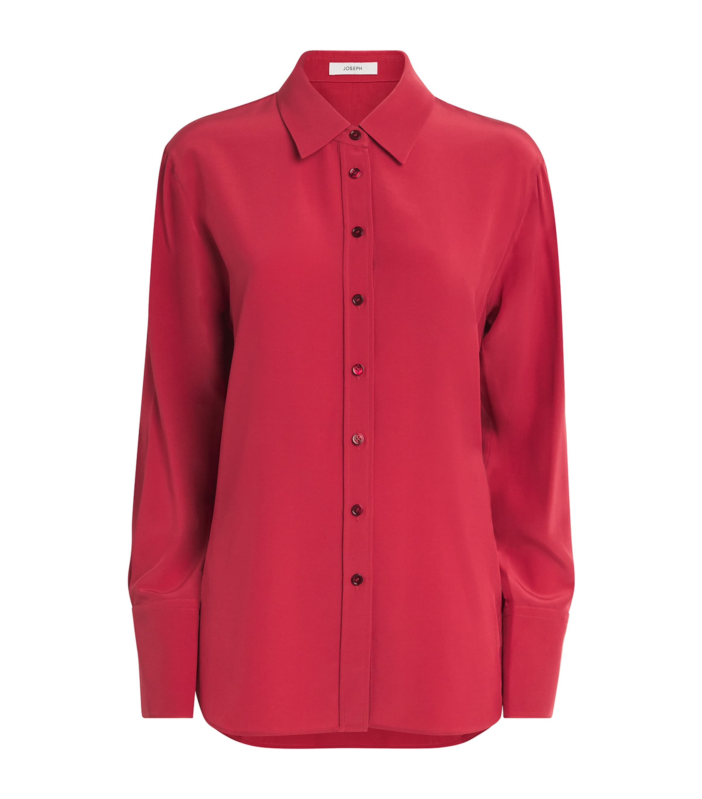 Joseph Womens Silk Joe Blouse Mulberry Image 1