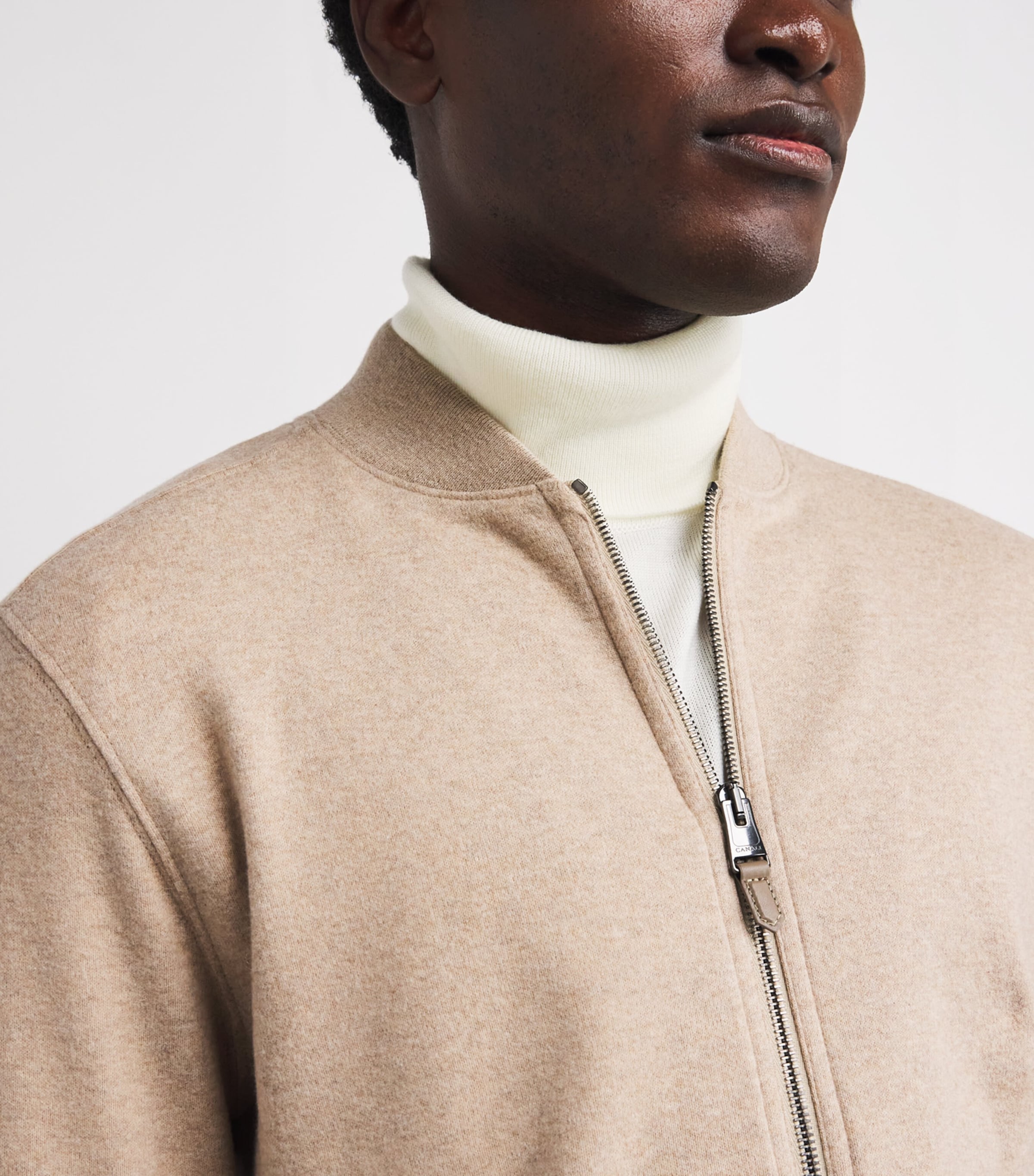 Cotton-Cashmere Bomber Jacket 705 Image 6