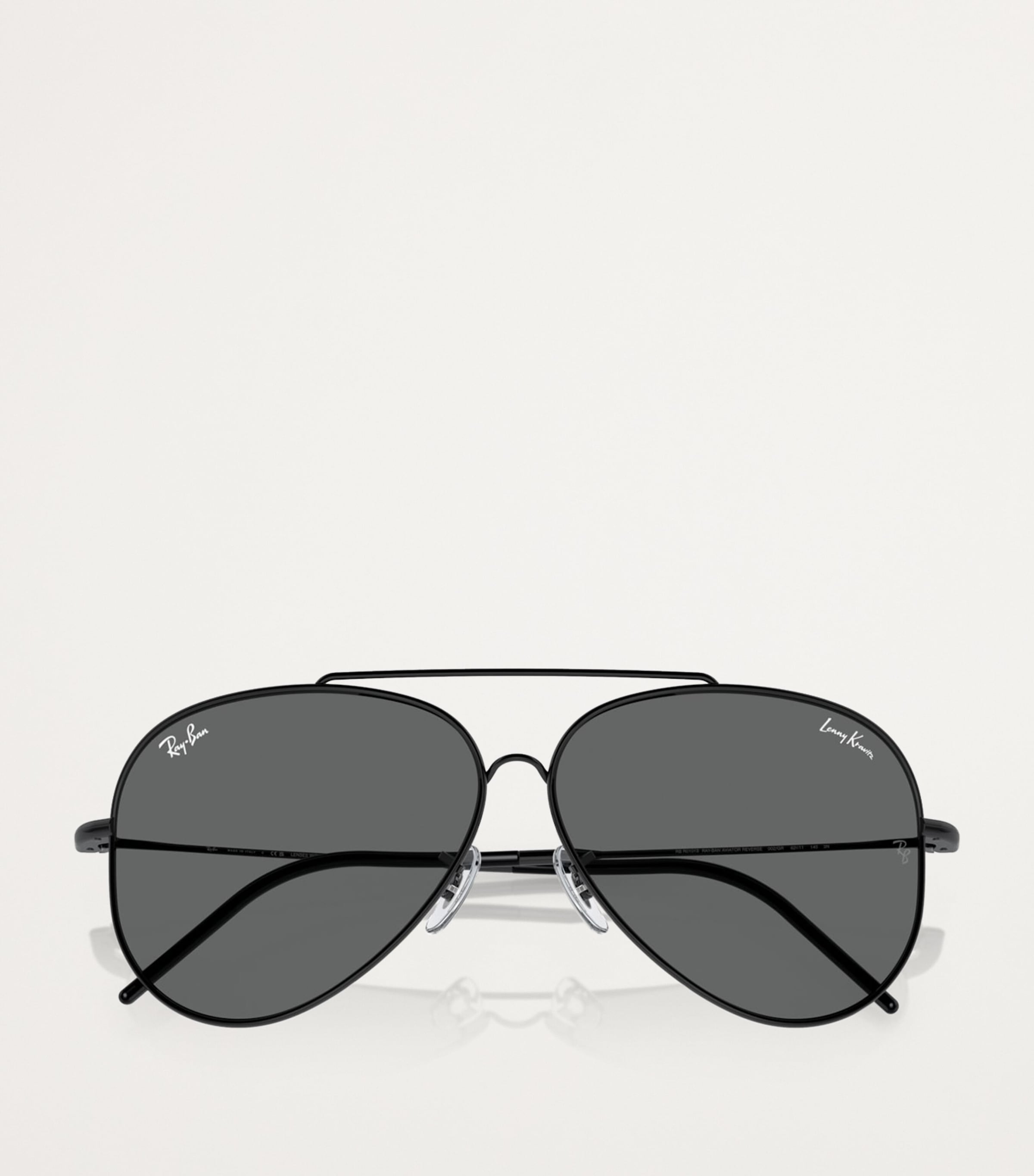 x Lenny Kravitz RBR0101S Aviator Reverse Sunglasses 002/GR Image 5