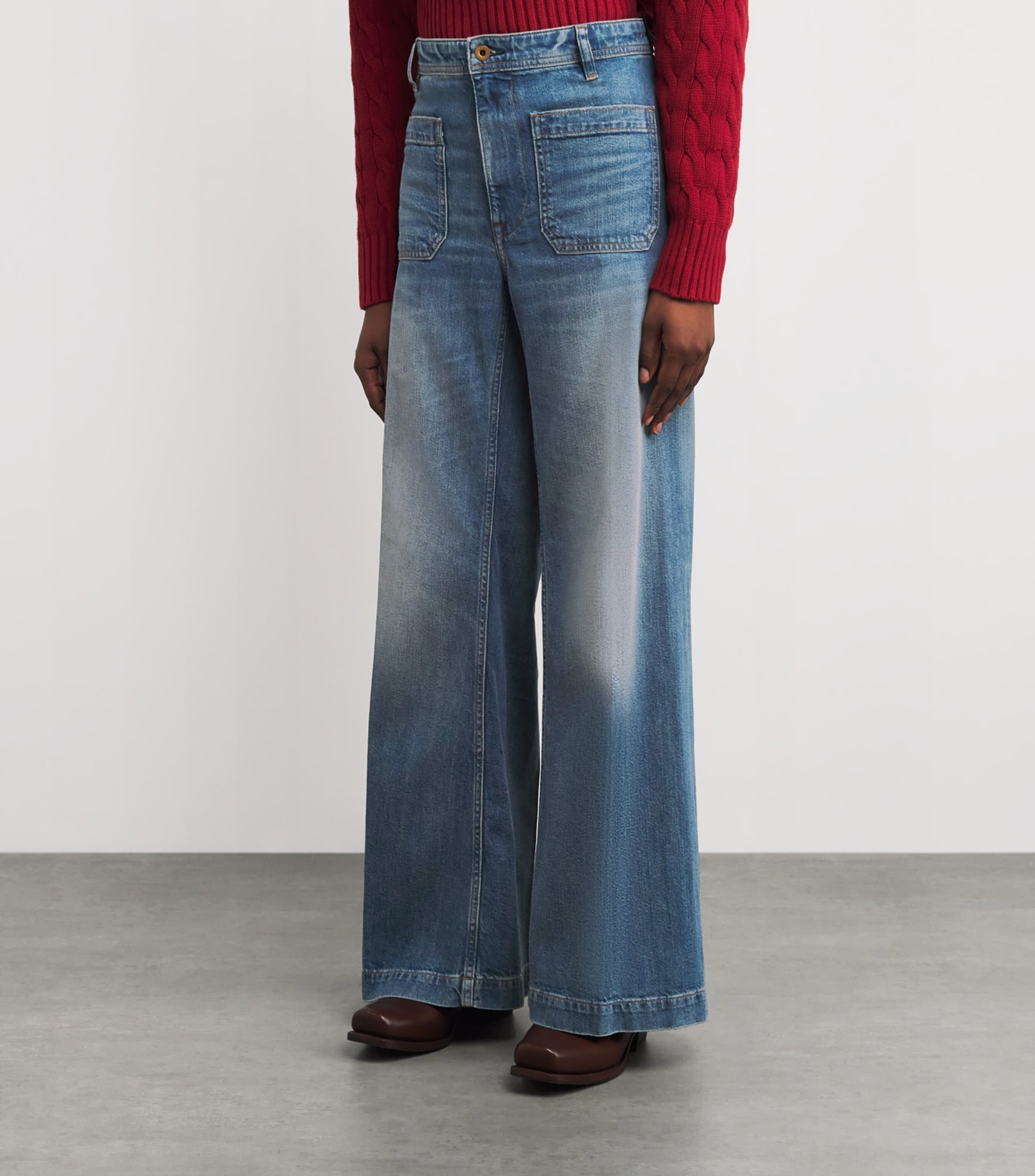 Polo Ralph Lauren Womens Bootcut Jeans Arlit Wash Image 3