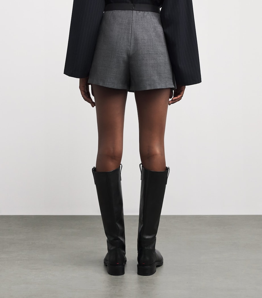 Pleated Mini Skort GREY Image 4