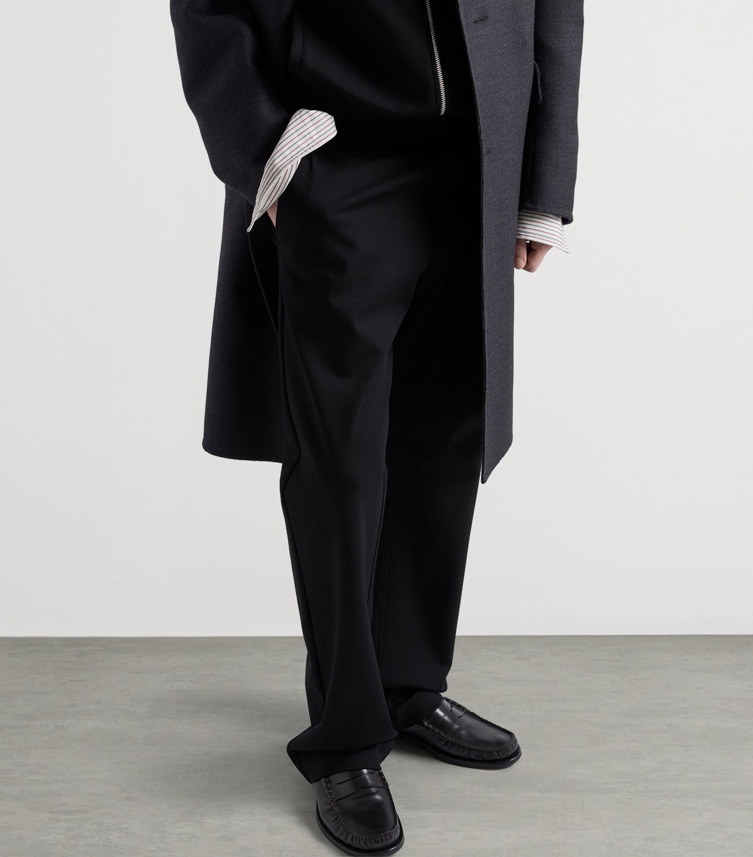 Prada Mens Re-Nylon Trousers Black Image 3