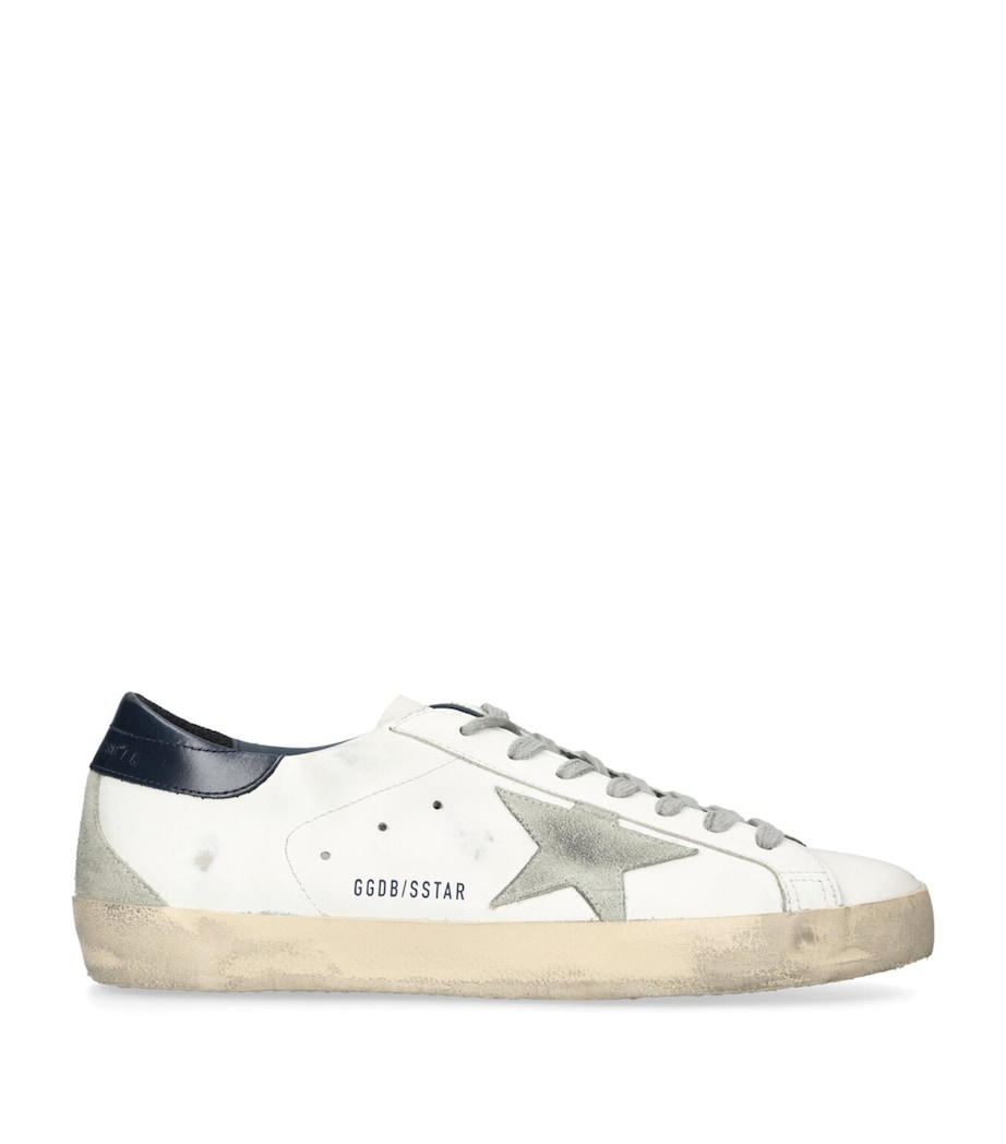 Leather Superstar Classic Sneakers WHITE/NAVY Image 1