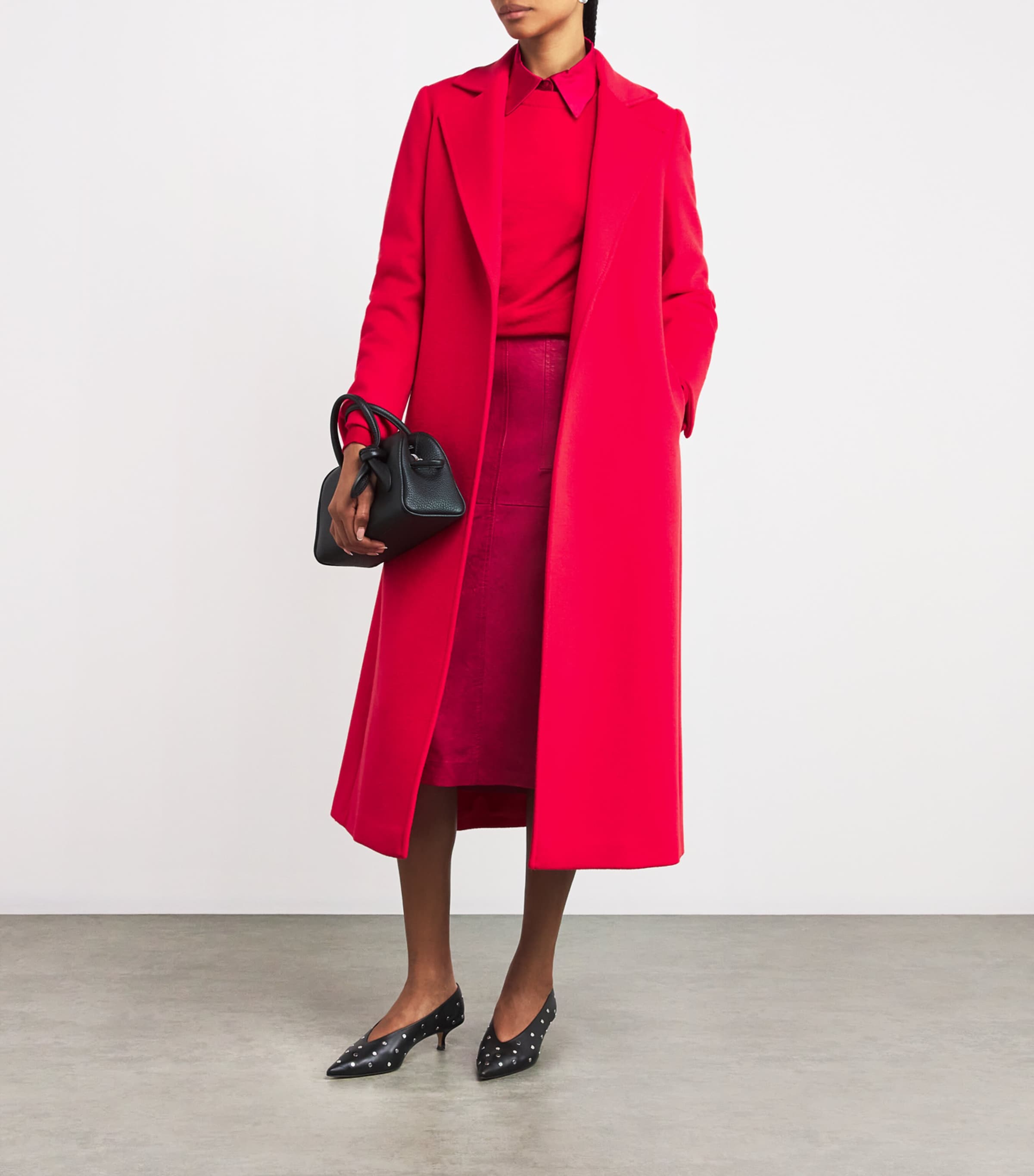 Virgin Wool Longrun Coat RED Image 2