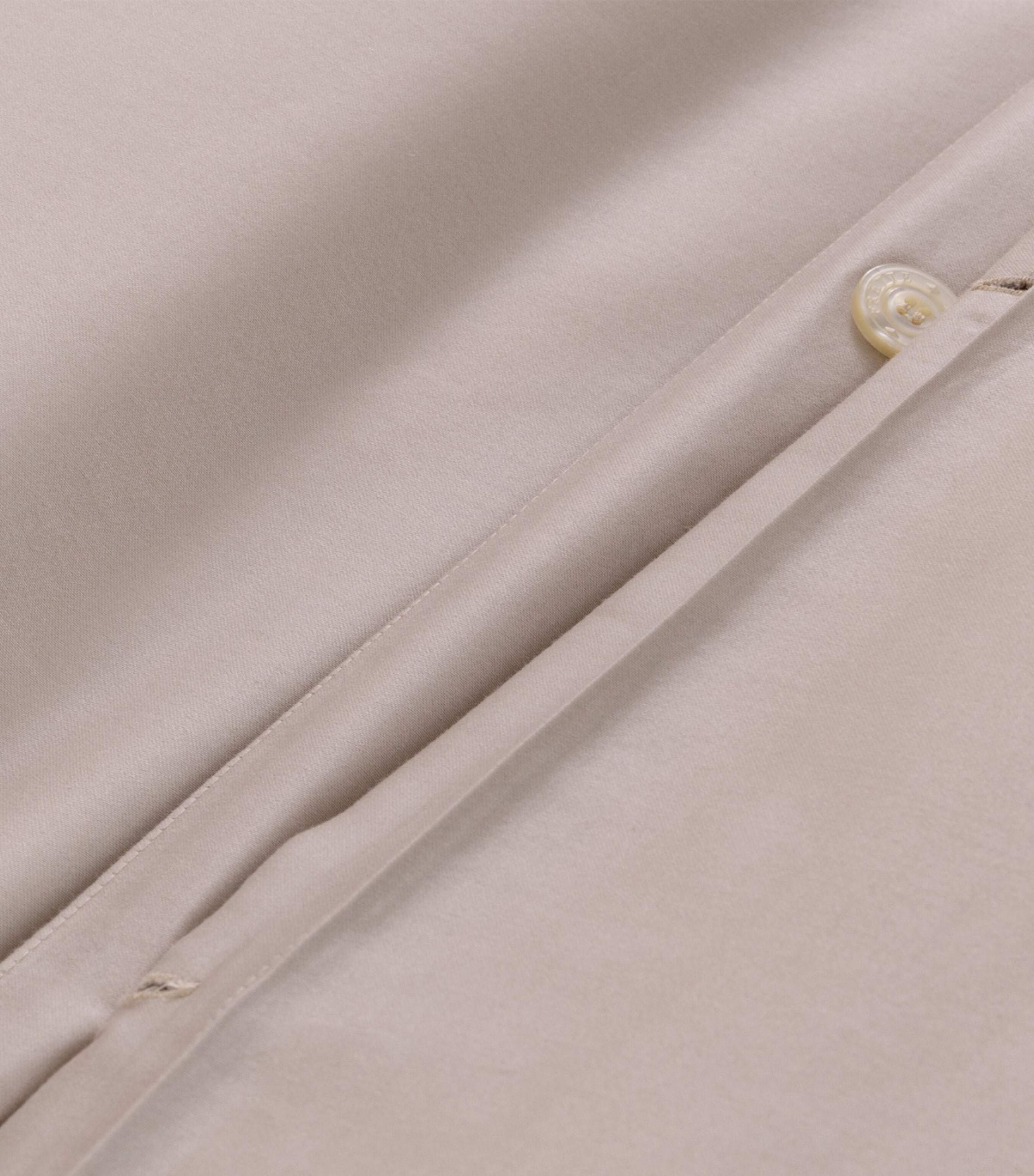 Frette Cotton Lush Ajour King Duvet Cover (260cm x 240cm) Greige Image 2
