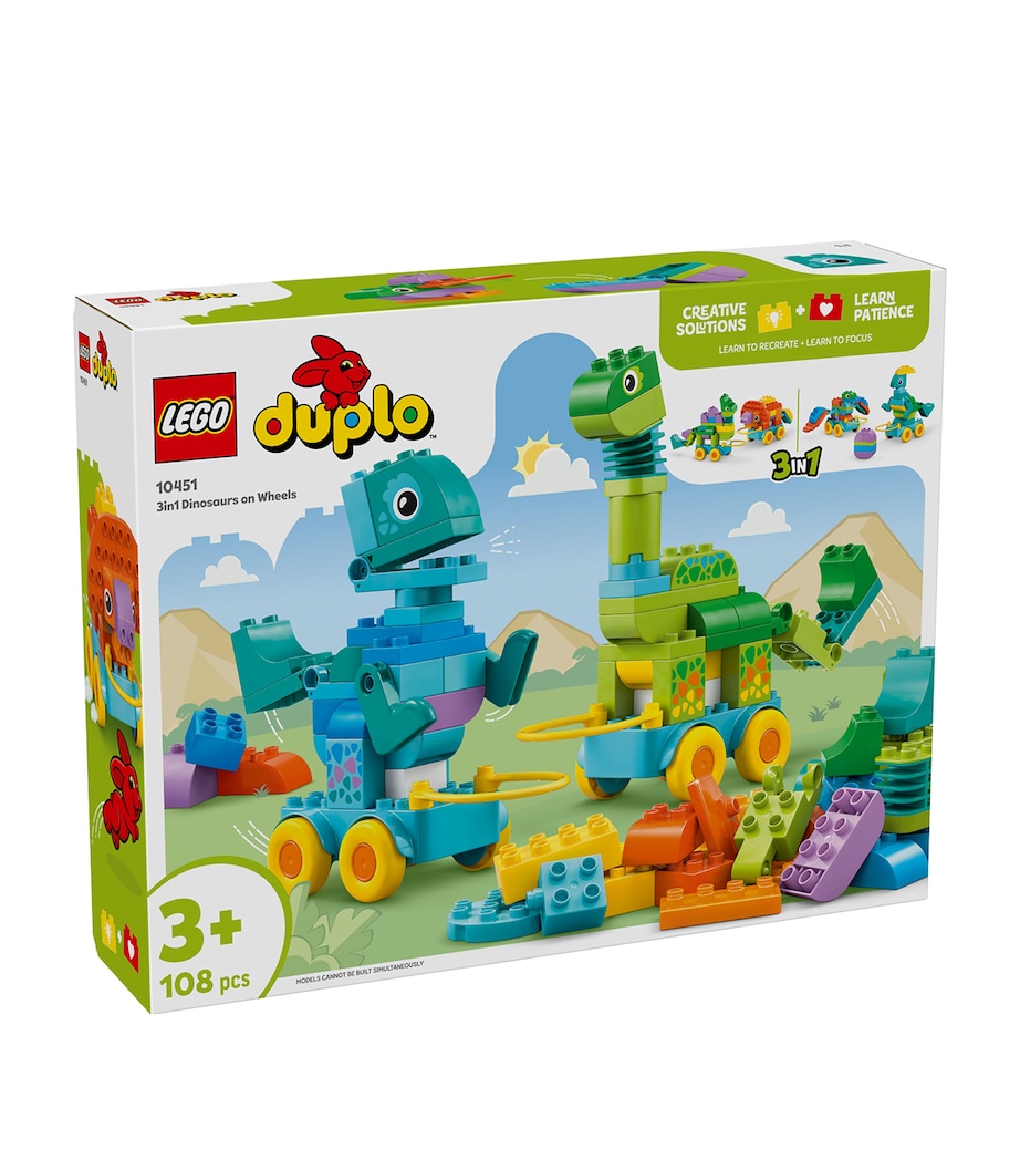 DUPLO 3-in-1 Dinosaurs on Wheels 10451 MULTI Image 4