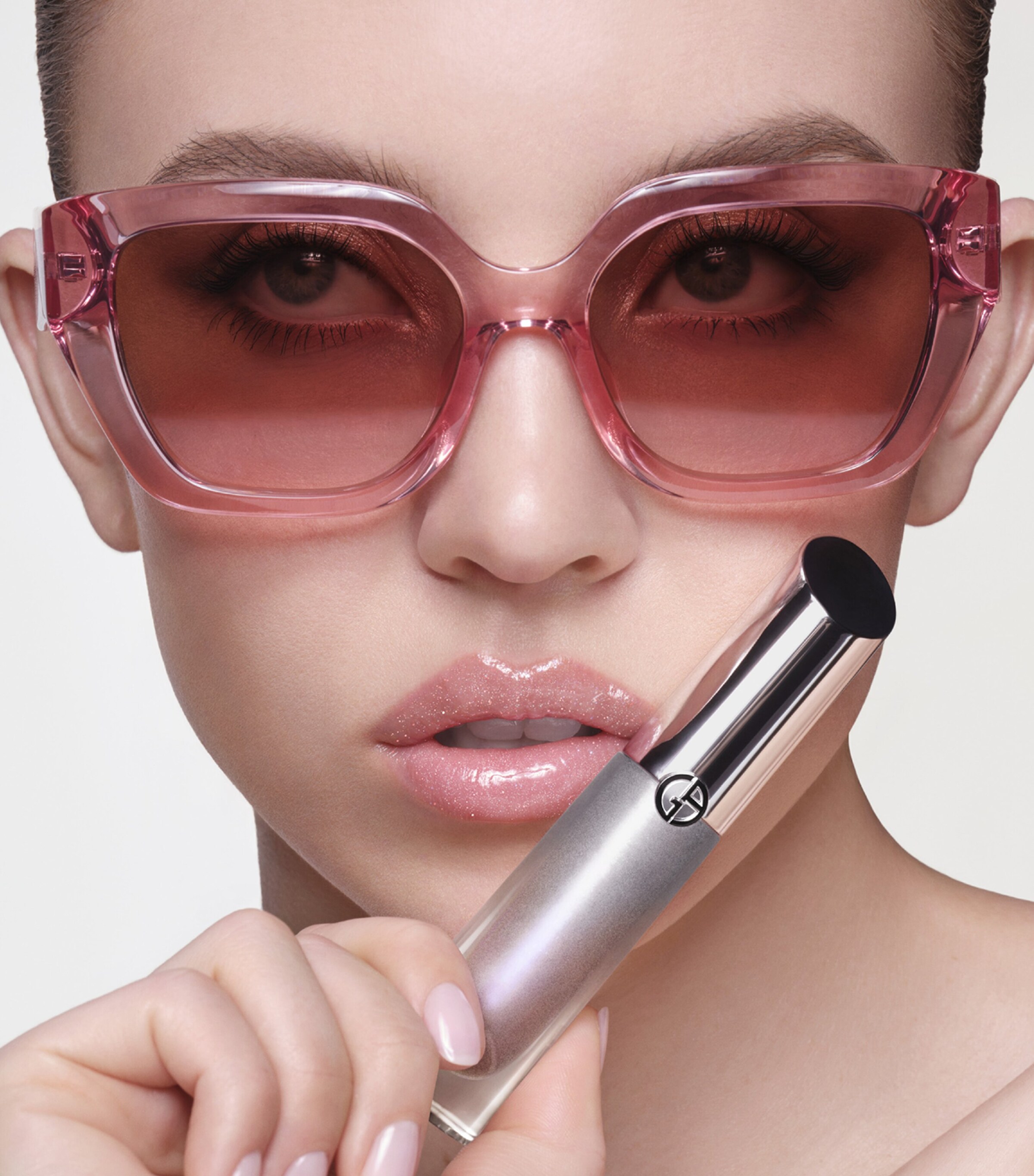 Armani Prisma Glass Icy Plumper Lip Gloss FROZEN CANDY Image 5