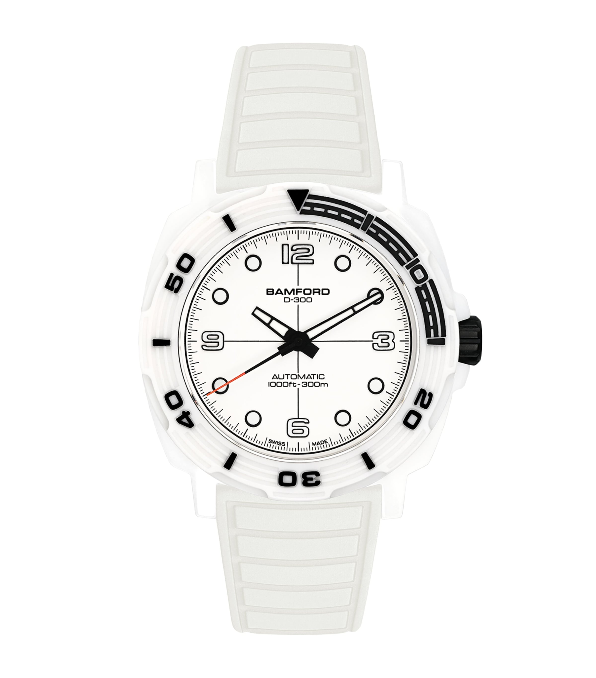 Bamford Watch Department Ceramic D-300 Dive Watch In White