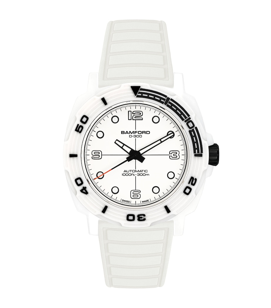 Ceramic D-300 Dive Watch 42mm WHITE Image 1