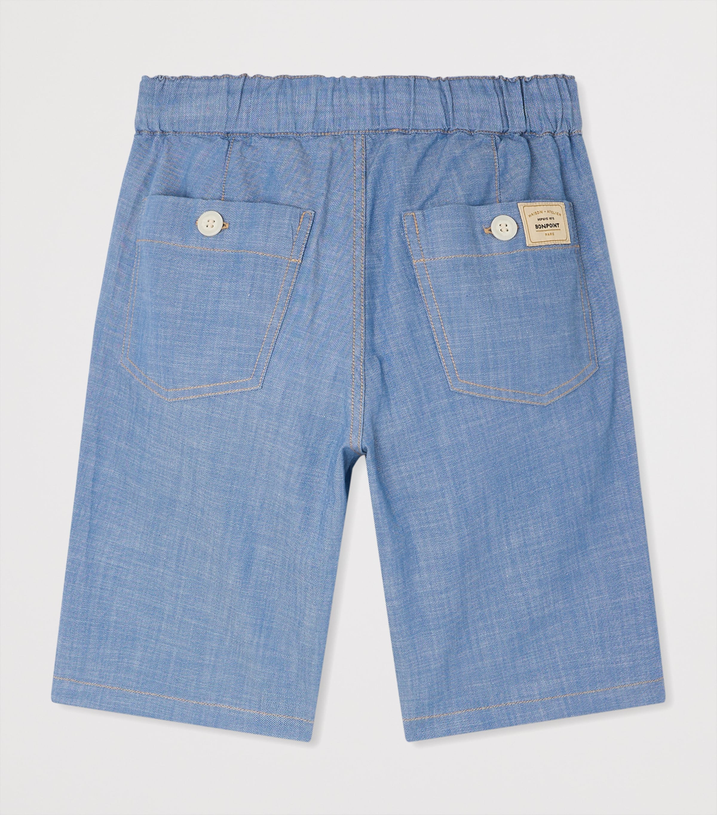 Cotton Elgar Shorts (10-14 Years) BLEU Image 2