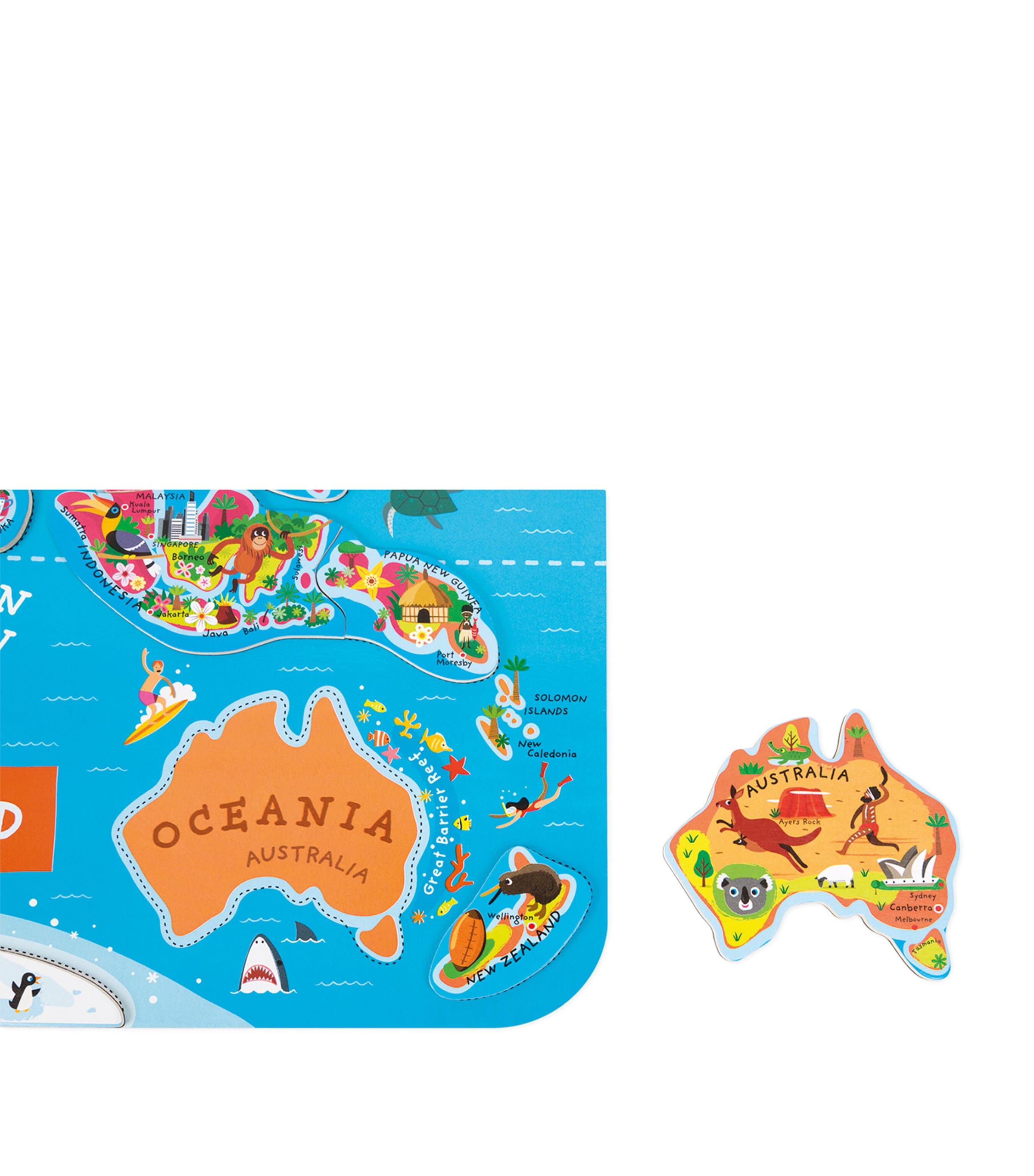 Magnetic World Map Puzzle MULTI Image 4