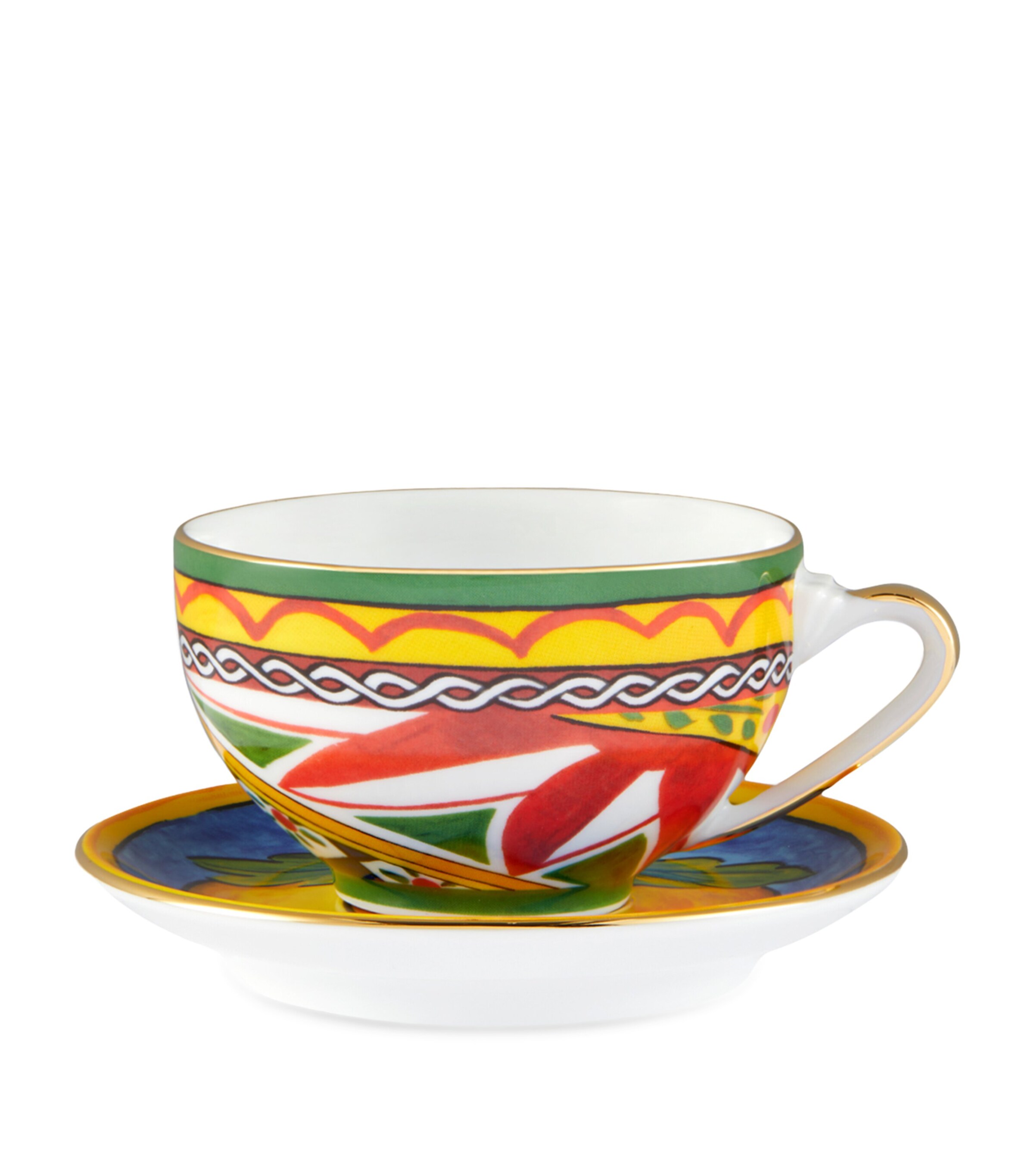 Carreto Teacup and Saucer UC063 LIMONI F DO AZ Image 2