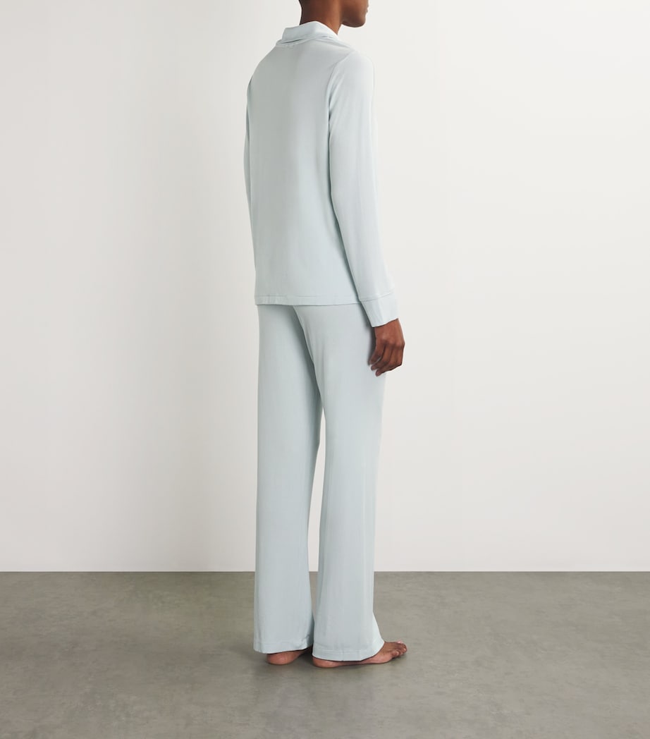 Skims Set Ribbed Skims Soft Lounge Ribbed Pyjama Set | Harrods UK
