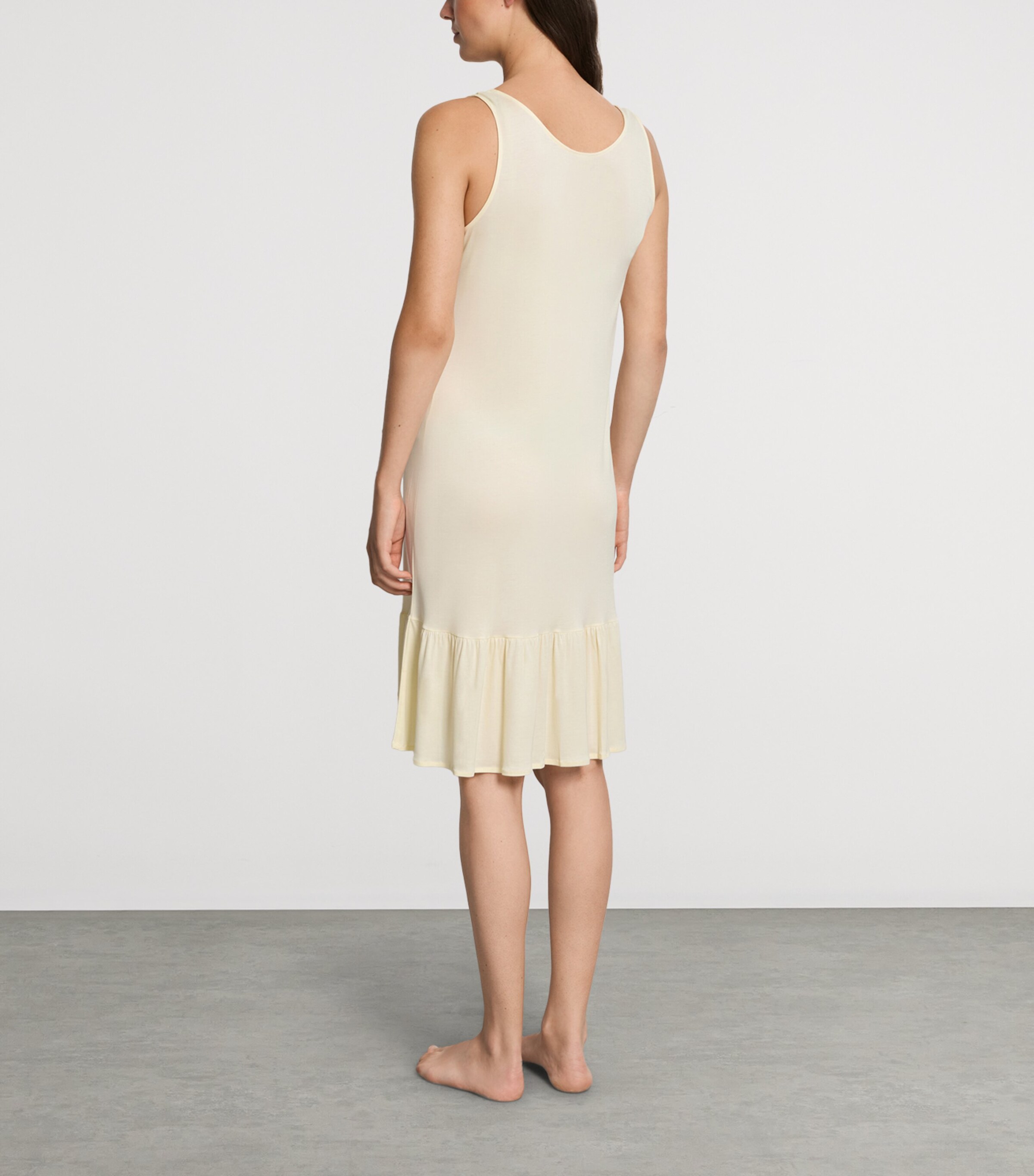 Hanro Yellow Ruffle-Trim Isabella Nightdress | Harrods US