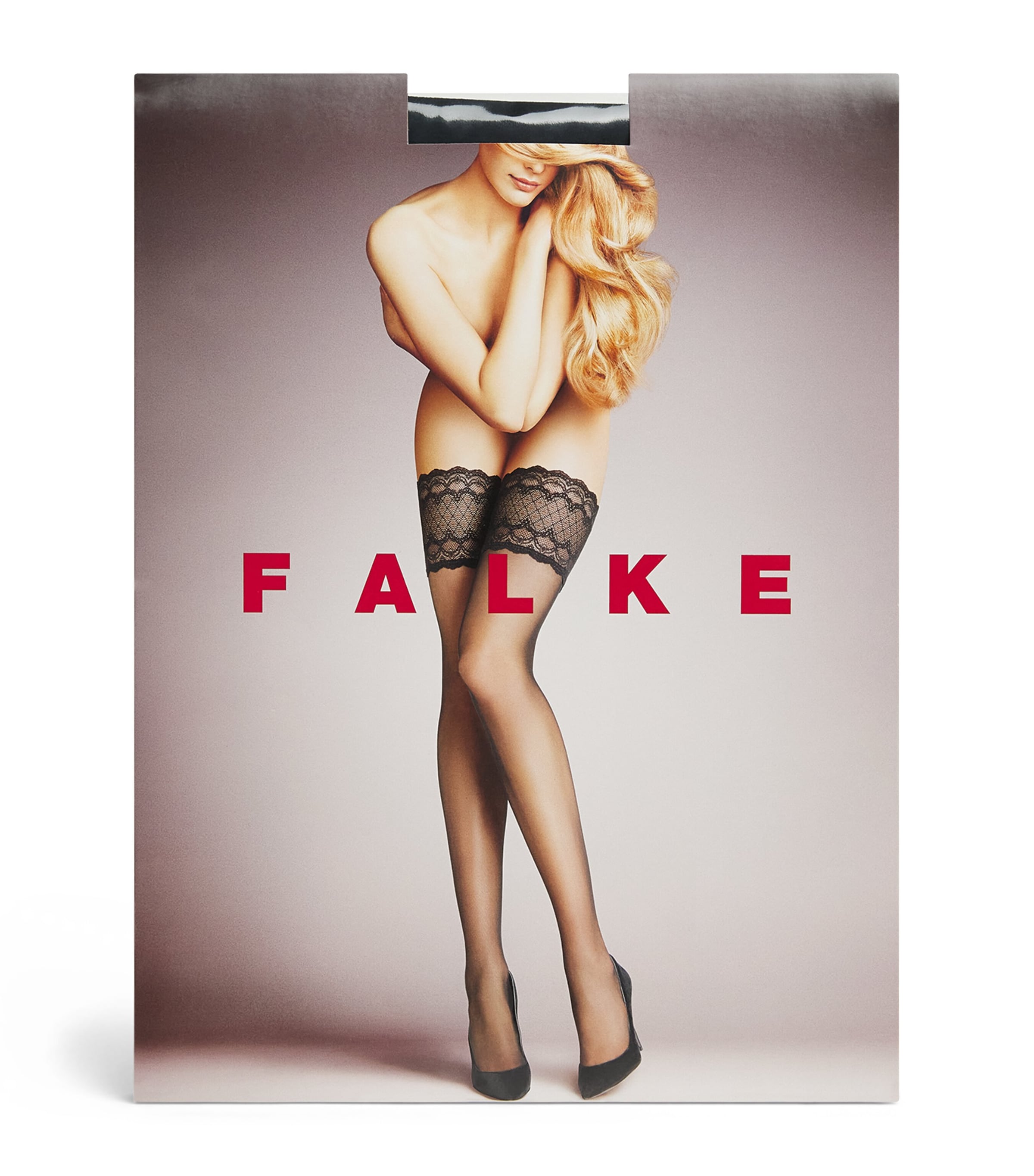 Falke Womens Just Love 20 Stockings Black Image 1