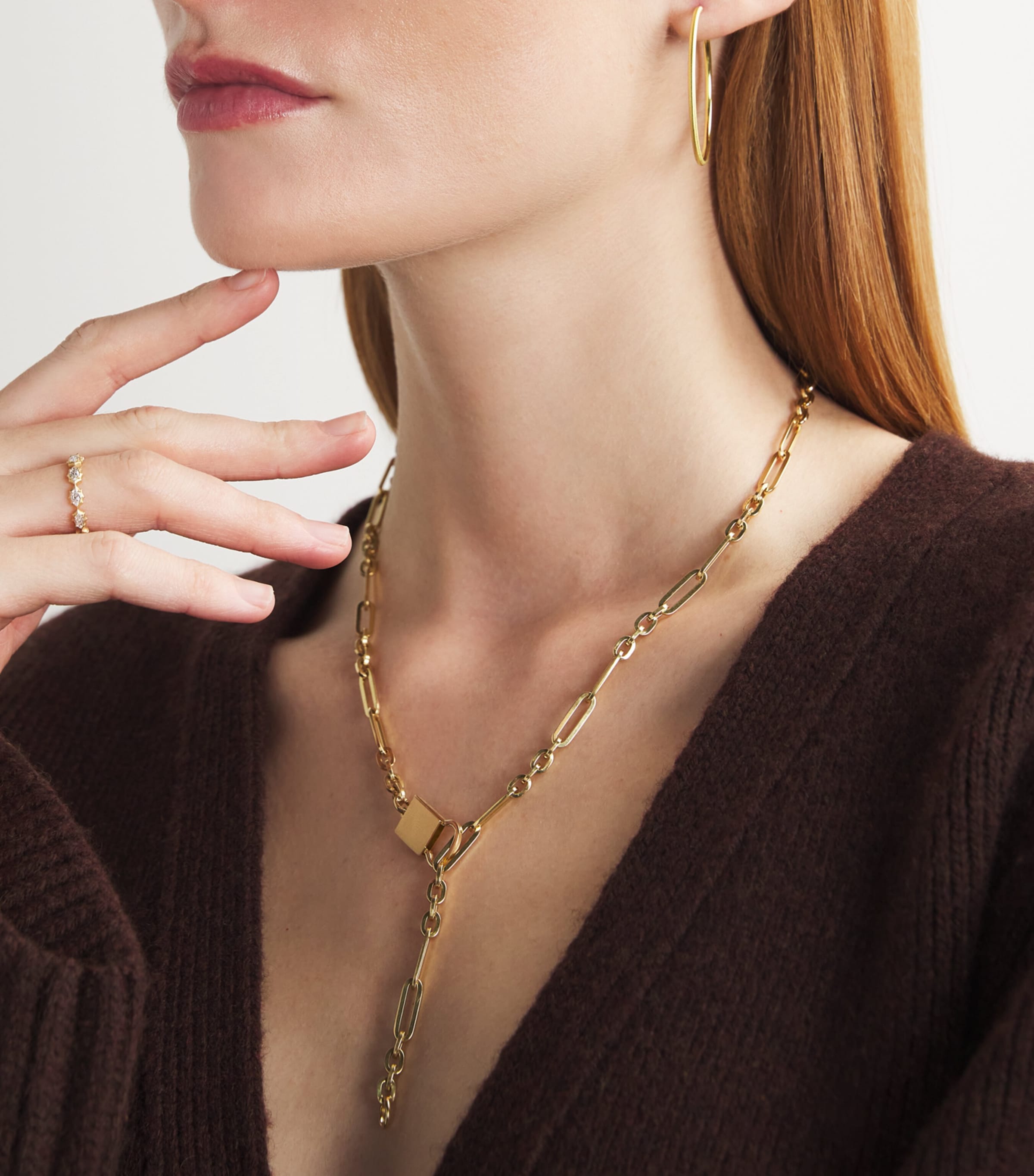 Jade Trau Yellow Gold Pia Plié Hoop Earrings Yellow Gold Image 5