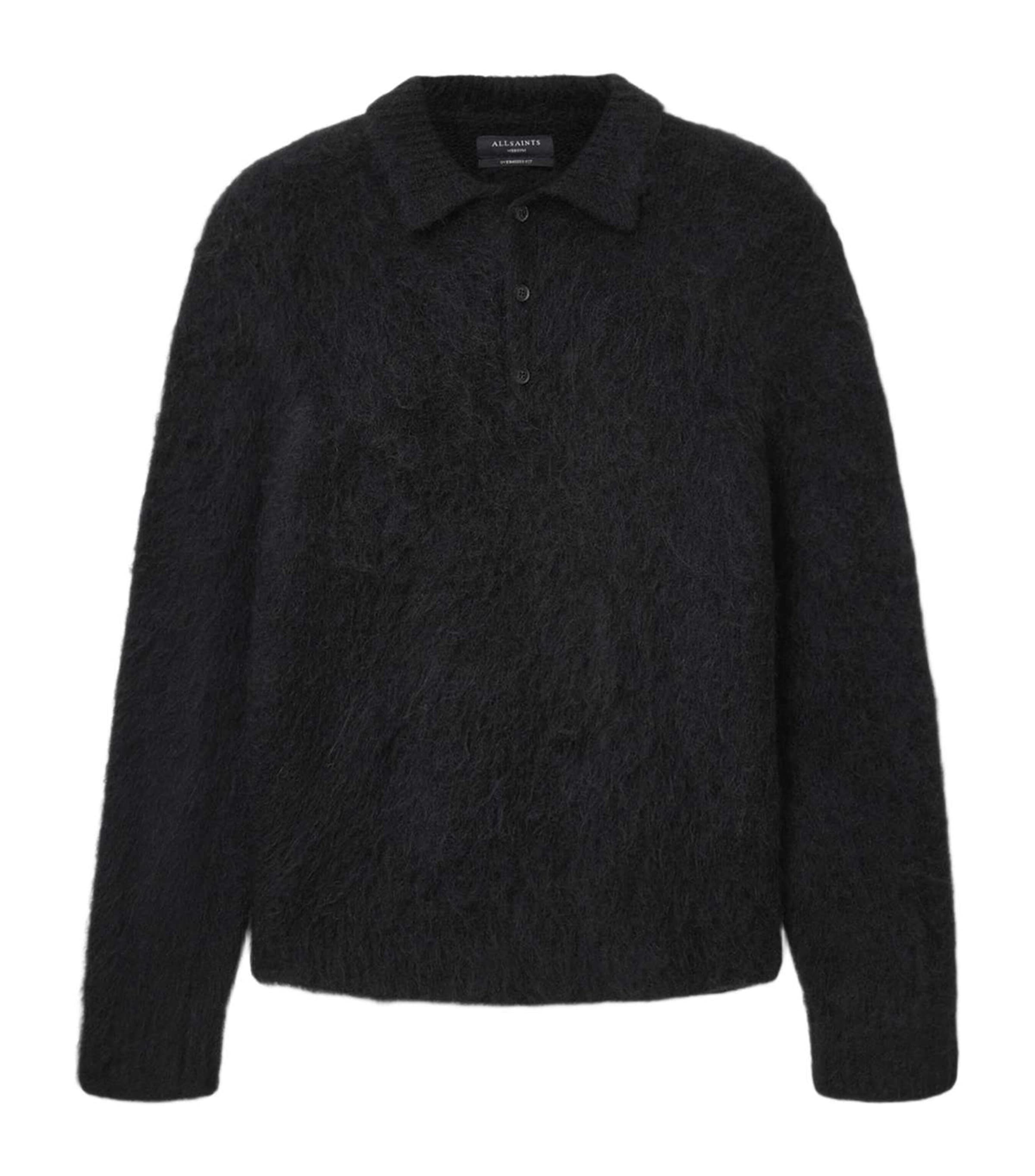Brushed Sonny Polo Sweater BLACK Image 1