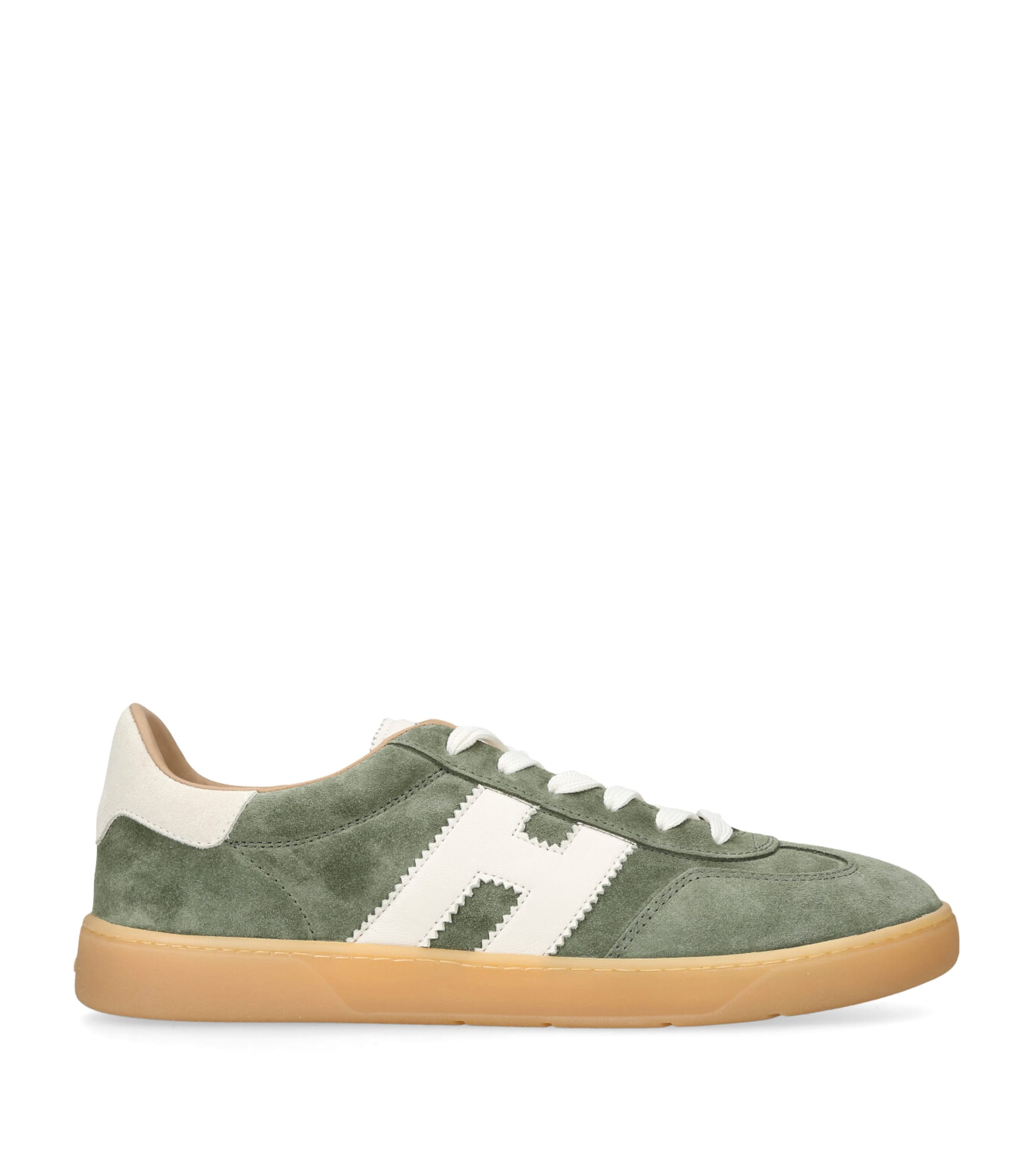 Hogan Cool Low-top Suede Sneakers In Green