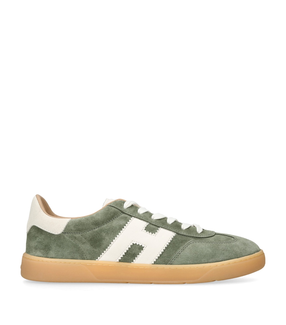 Hogan Suede Cool Sneakers Green Image 1