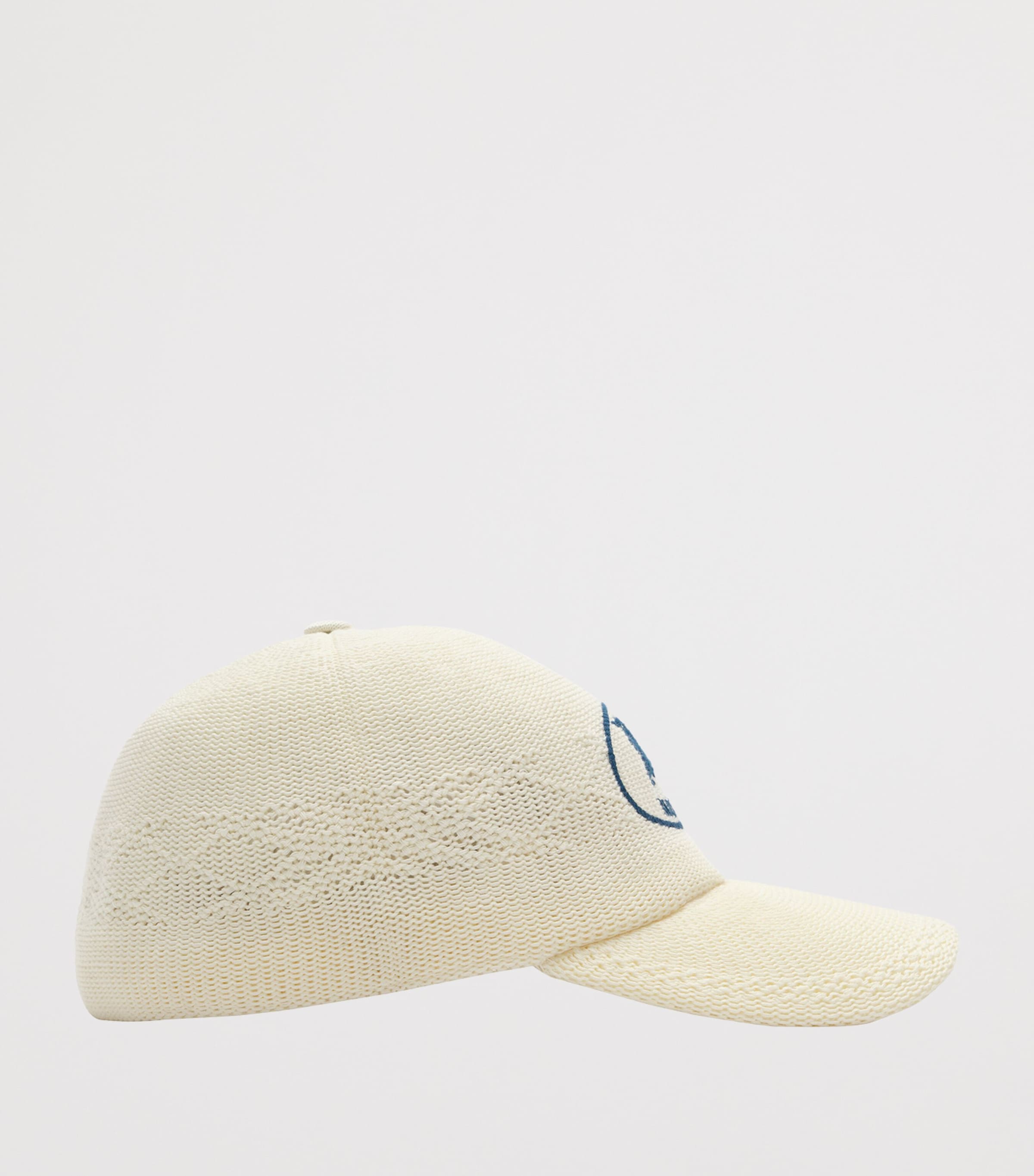 Burberry Knitted Knight Baseball Cap Ecru Image 2