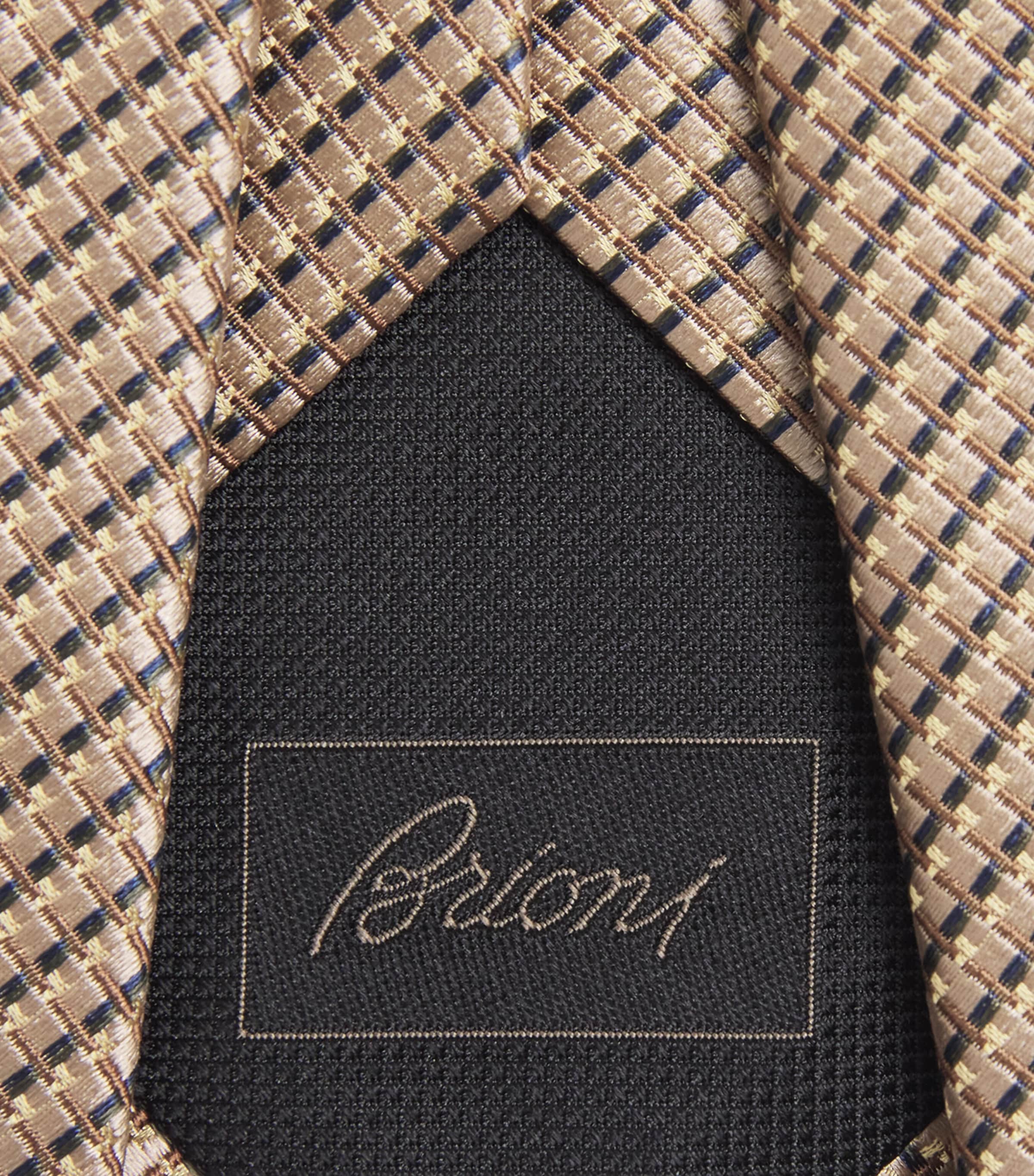Silk Geometric-Jacquard Tie 9825 Image 3