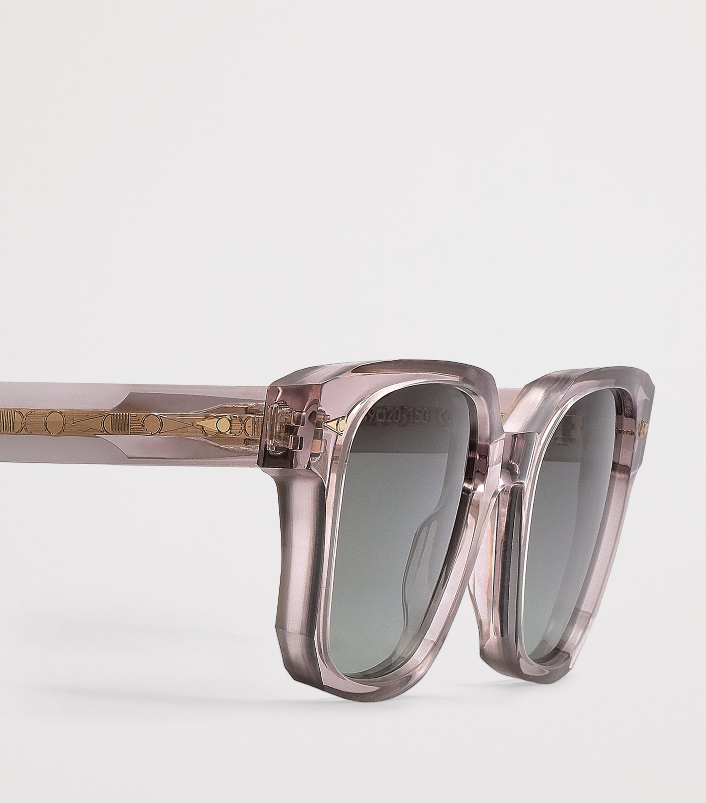 Ahlem Saint Georges Square Sunglasses Lavender/ Grn Grad Image 3