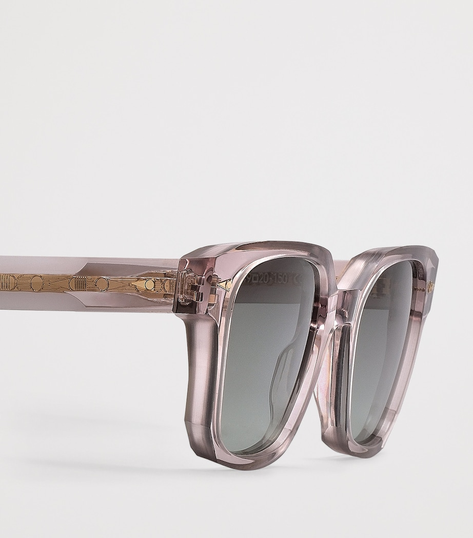 Ahlem Saint Georges Square Sunglasses Lavender/ Grn Grad Image 3