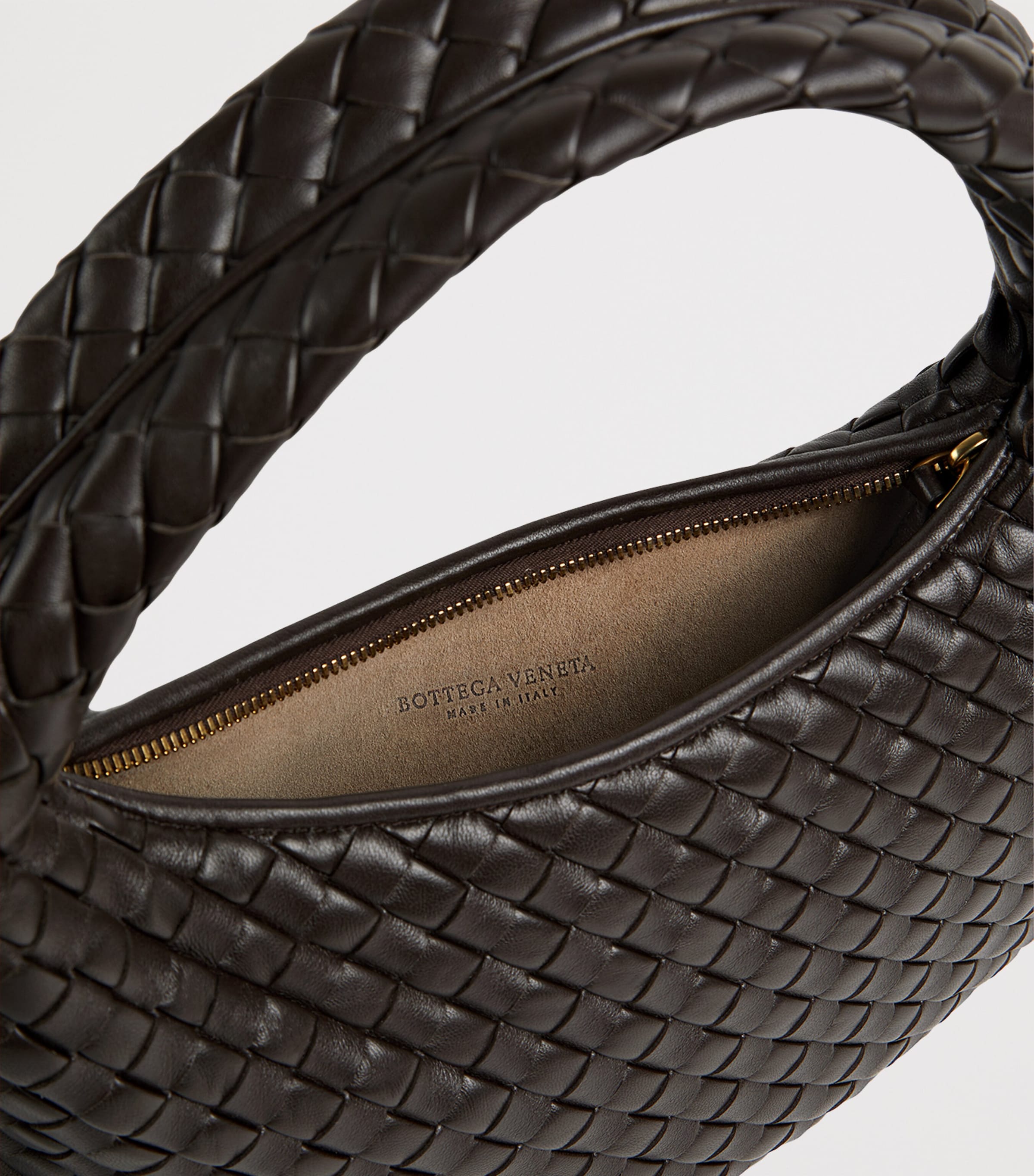 Small Intrecciato Leather Veneta Shoulder Bag 2190 Image 3