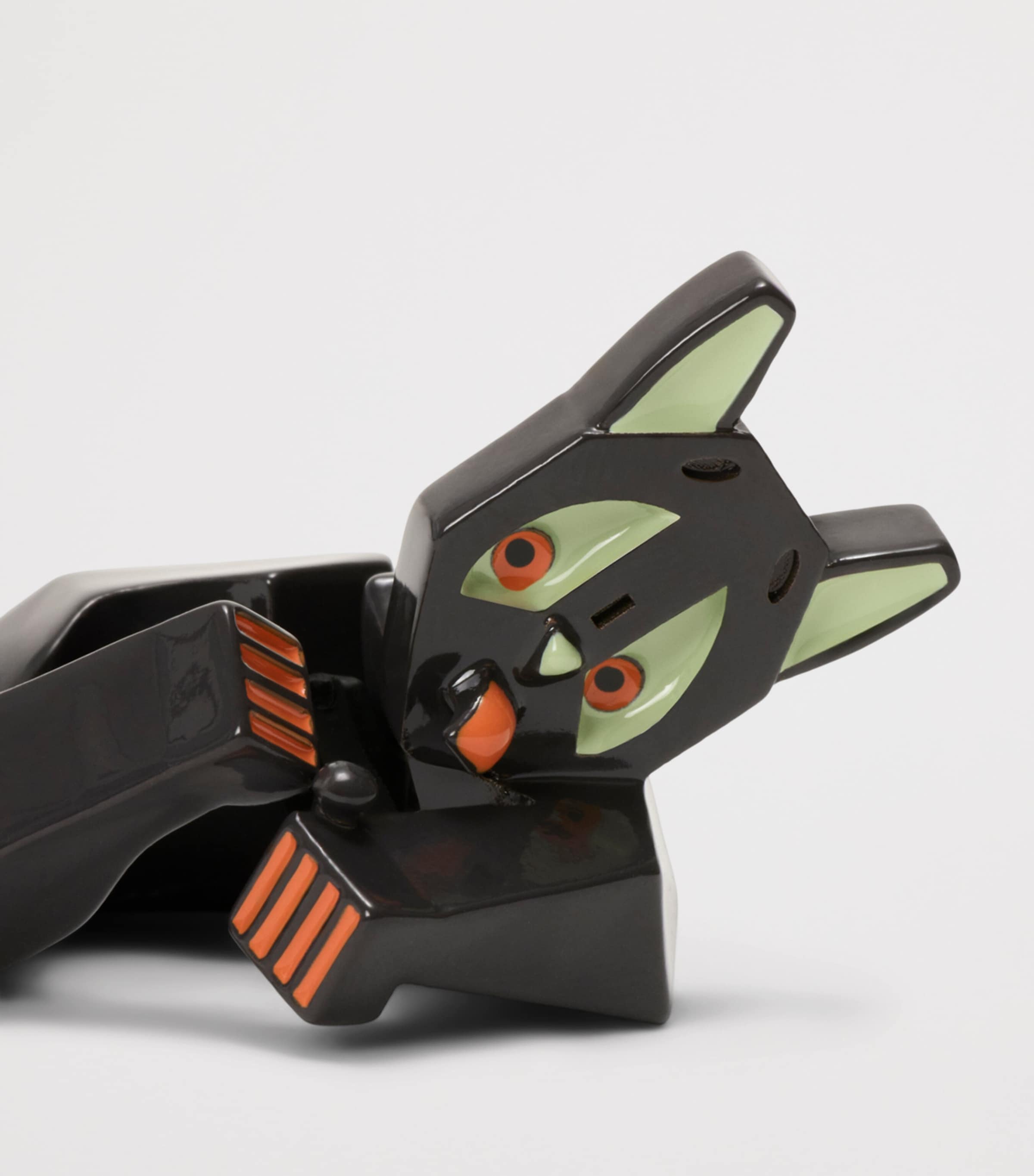 x Louis Wain Cat Heel Charm DARK TAUPE/ORANGE Image 3