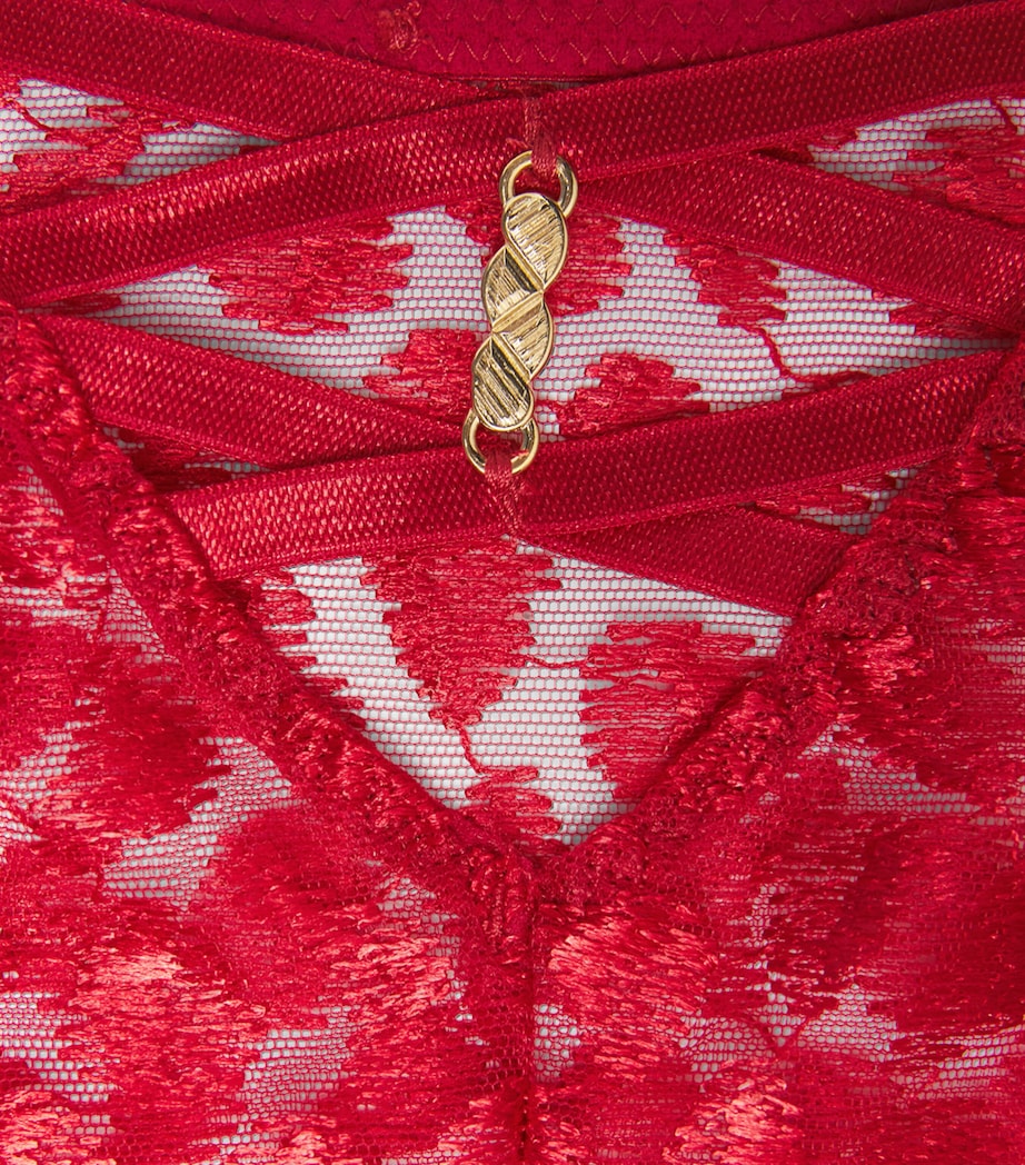 Aubade Womens Crazy In Love Briefs Red Delight Image 4