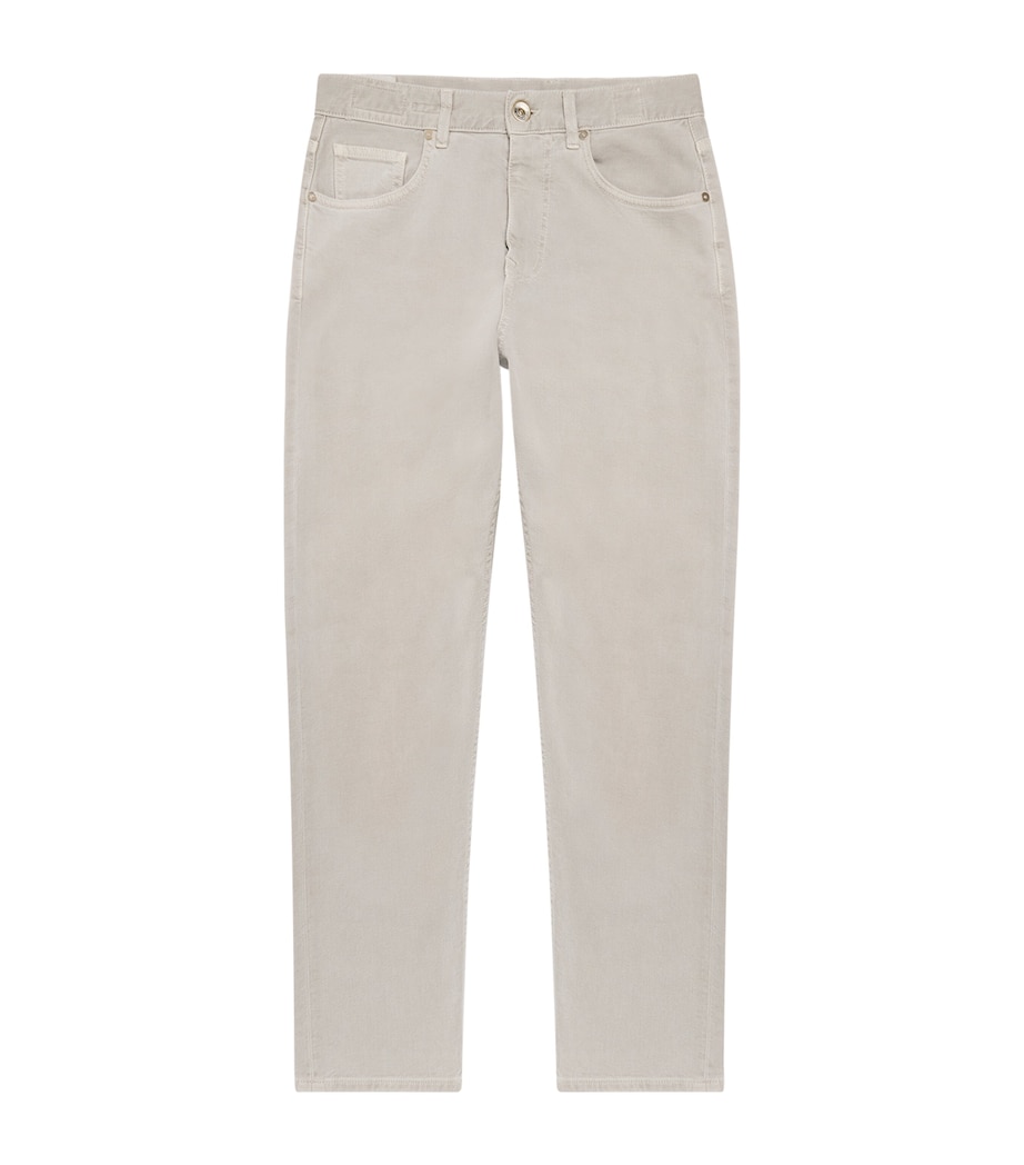 Eleventy Mens Relax Straight Jeans Cardamomo Chiaro Image 1