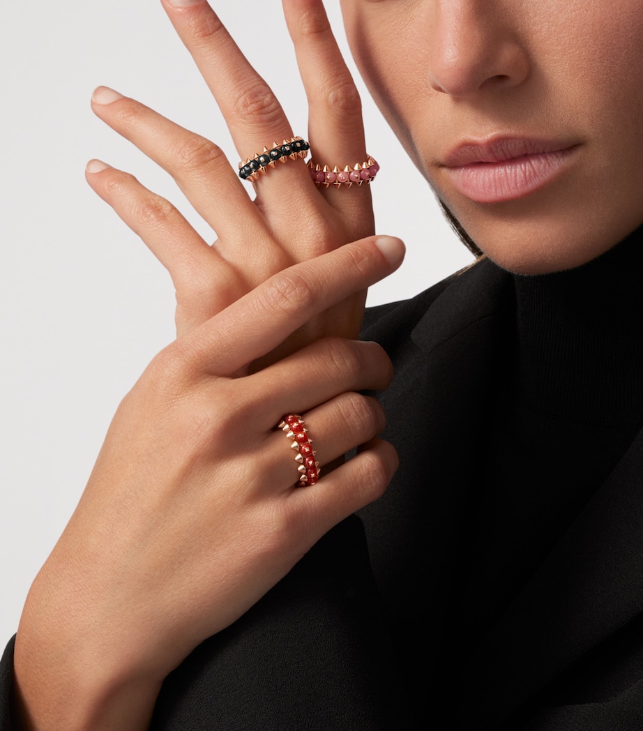 Cartier Rose Gold and Chalcedony Clash de Cartier Ring Rose Gold Image 7