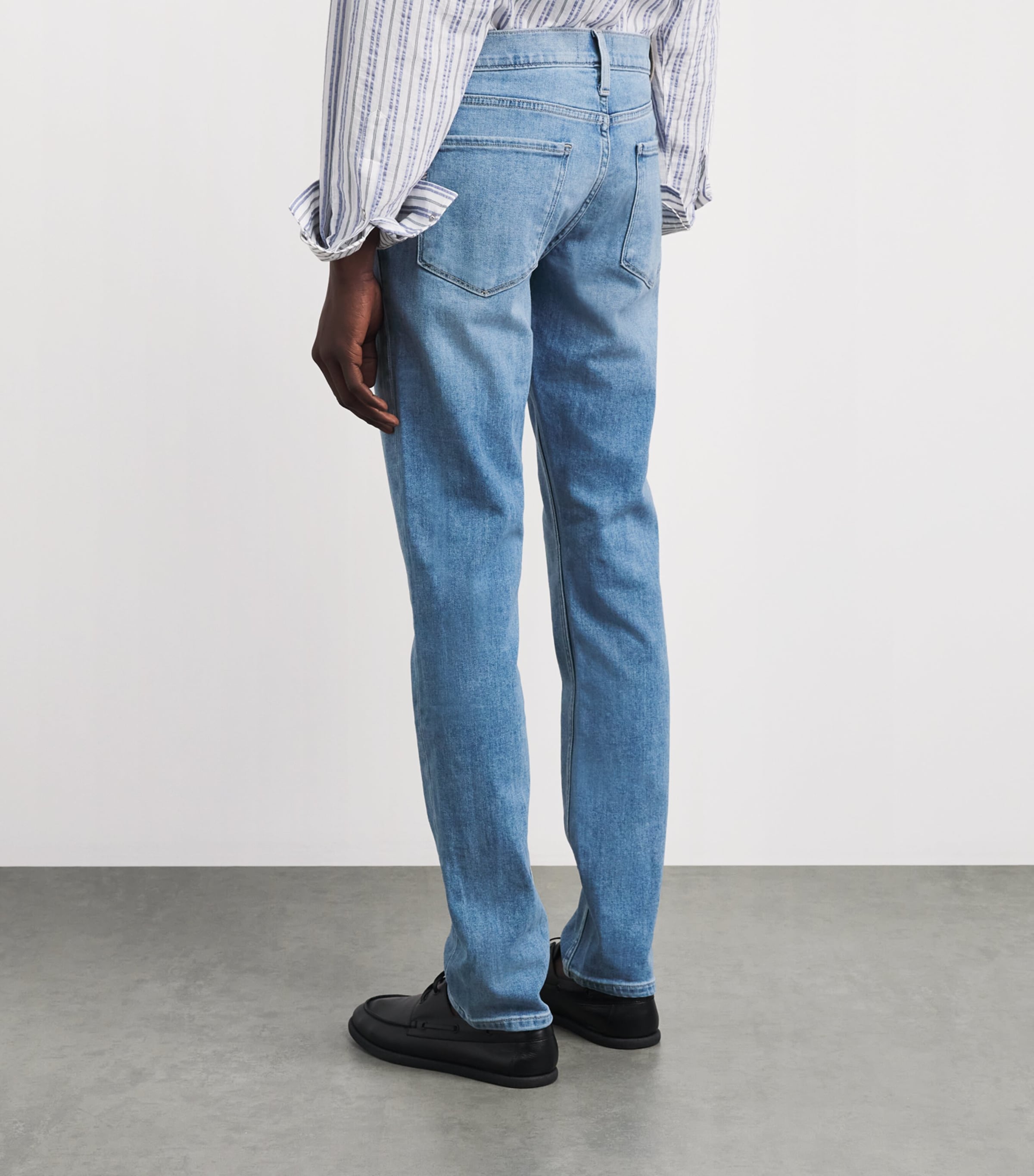 PAIGE Mens Vintage Lennox Slim Jeans Emberton Image 5