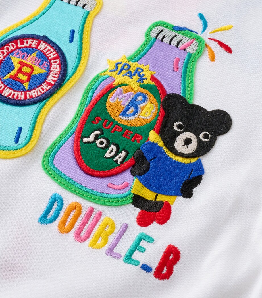 Miki House Cotton Embroidered T-Shirt (2-7 Years) Image 3