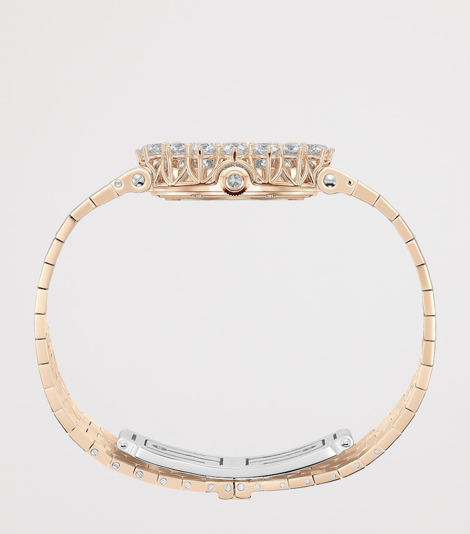 White Gold and Diamond L'Heure du Diamant Watch 27mm 18K ROSE GOLD Image 3