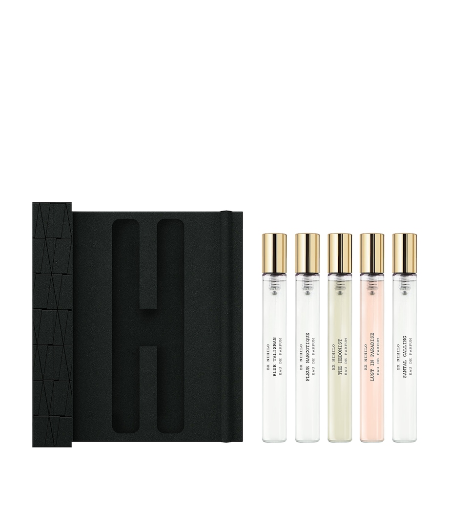 Ex Nihilo Selection Iconique Miniatures Fragrance Travel Set (5 x 7.5ml) White Blue Gold Image 2