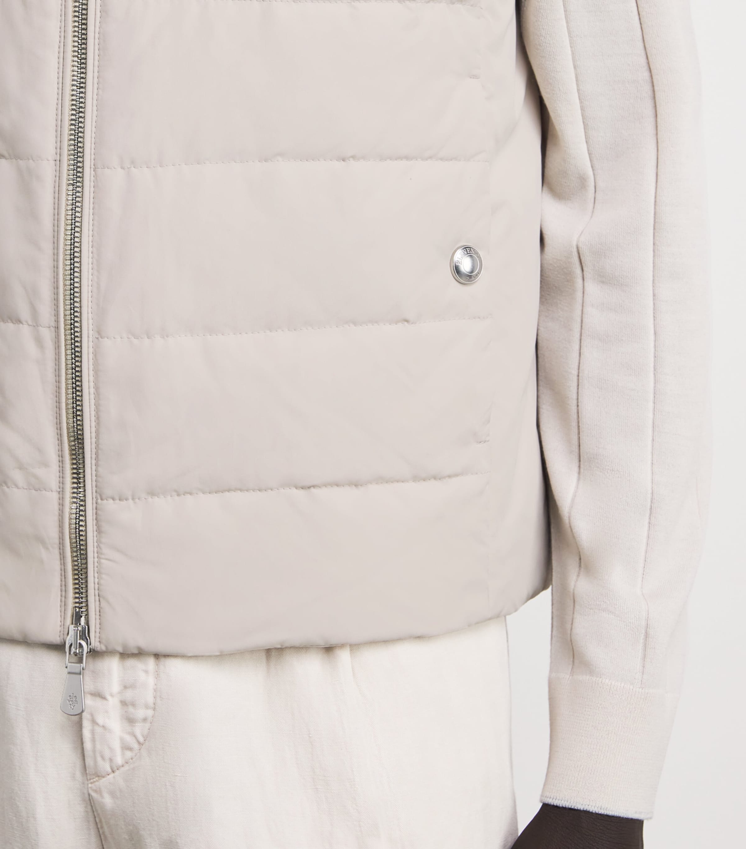 Down Cotton-Nylon Gilet SABBIA Image 6