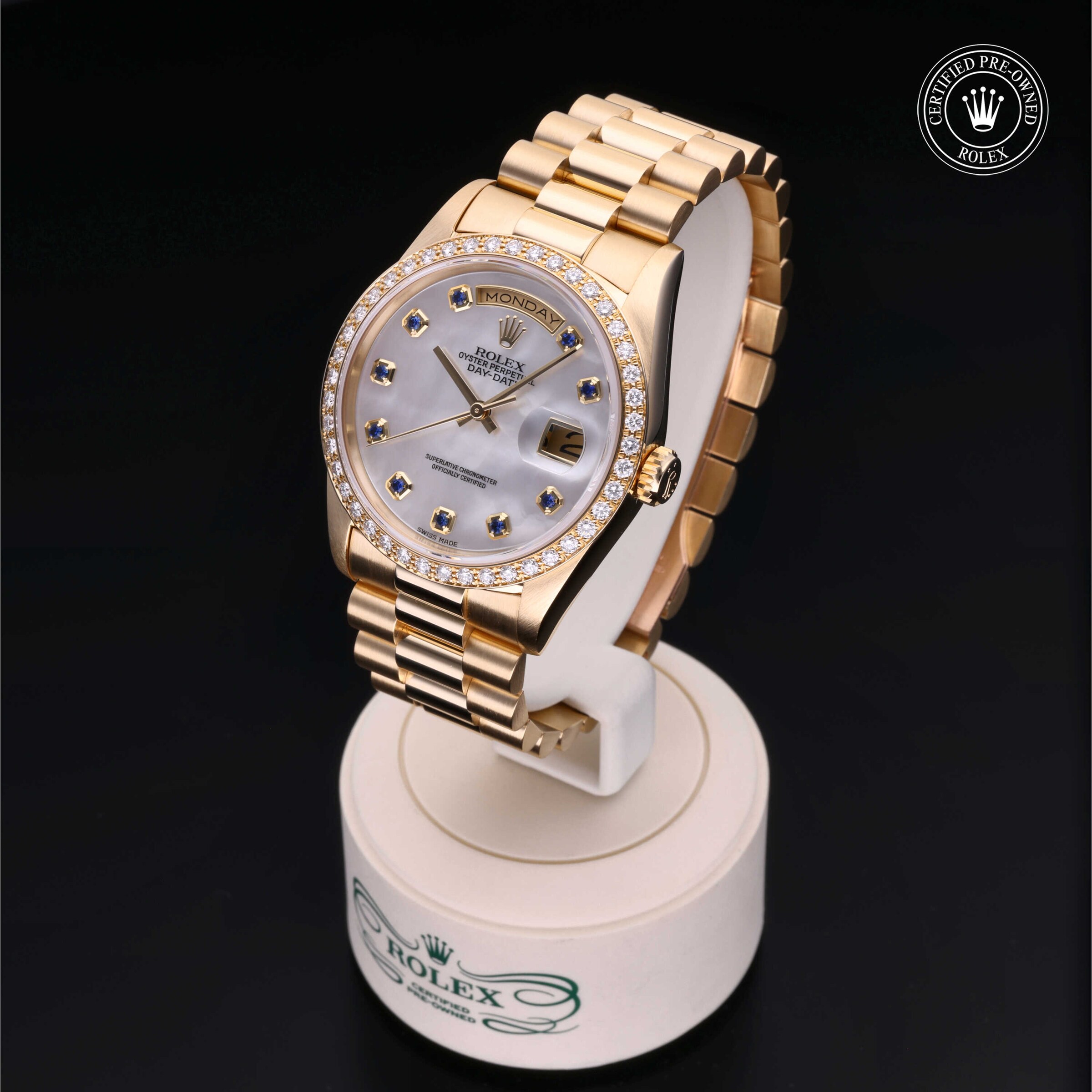 Model image: rolex-certified-pre-owned-Oyster Perpetual Day-Date-36mm-18ct Yellow Gold-1980s-18348