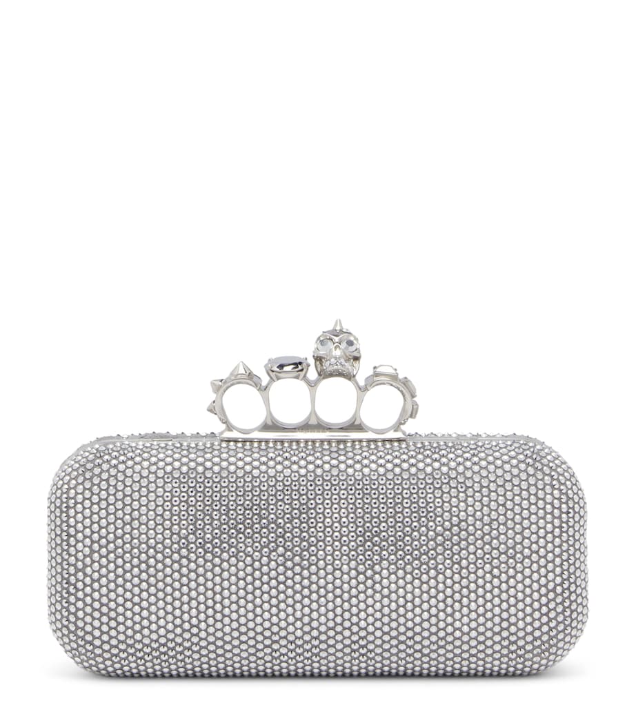 McQueen Skull Four-Ring Clutch Bag Image 1