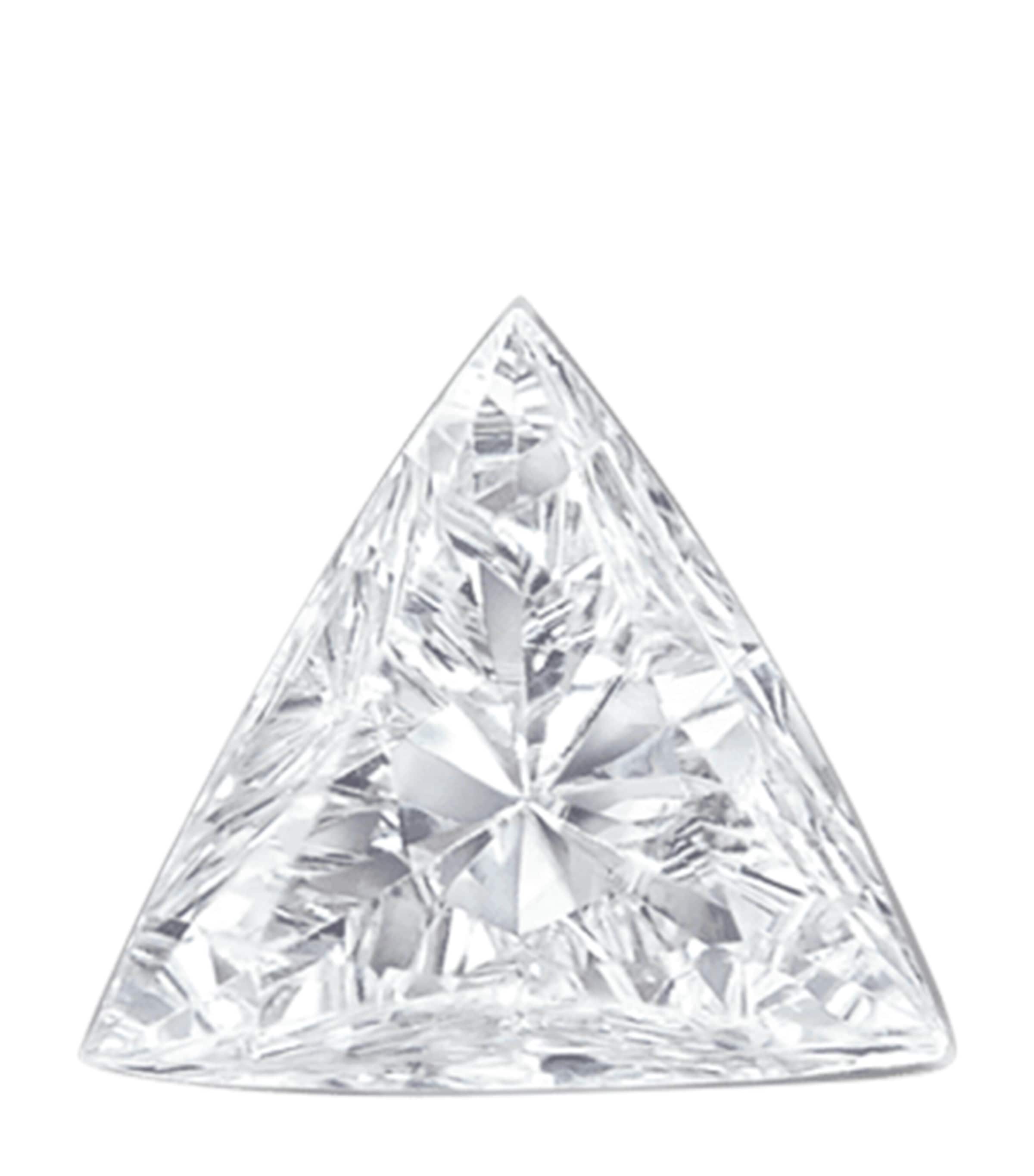 Maria Tash Invisible-Set Diamond Triangle Single Stud Earring 2.5mm | Fine Jewellery | Fine Earrings | Stud Earrings | Designers | Maria Tash
