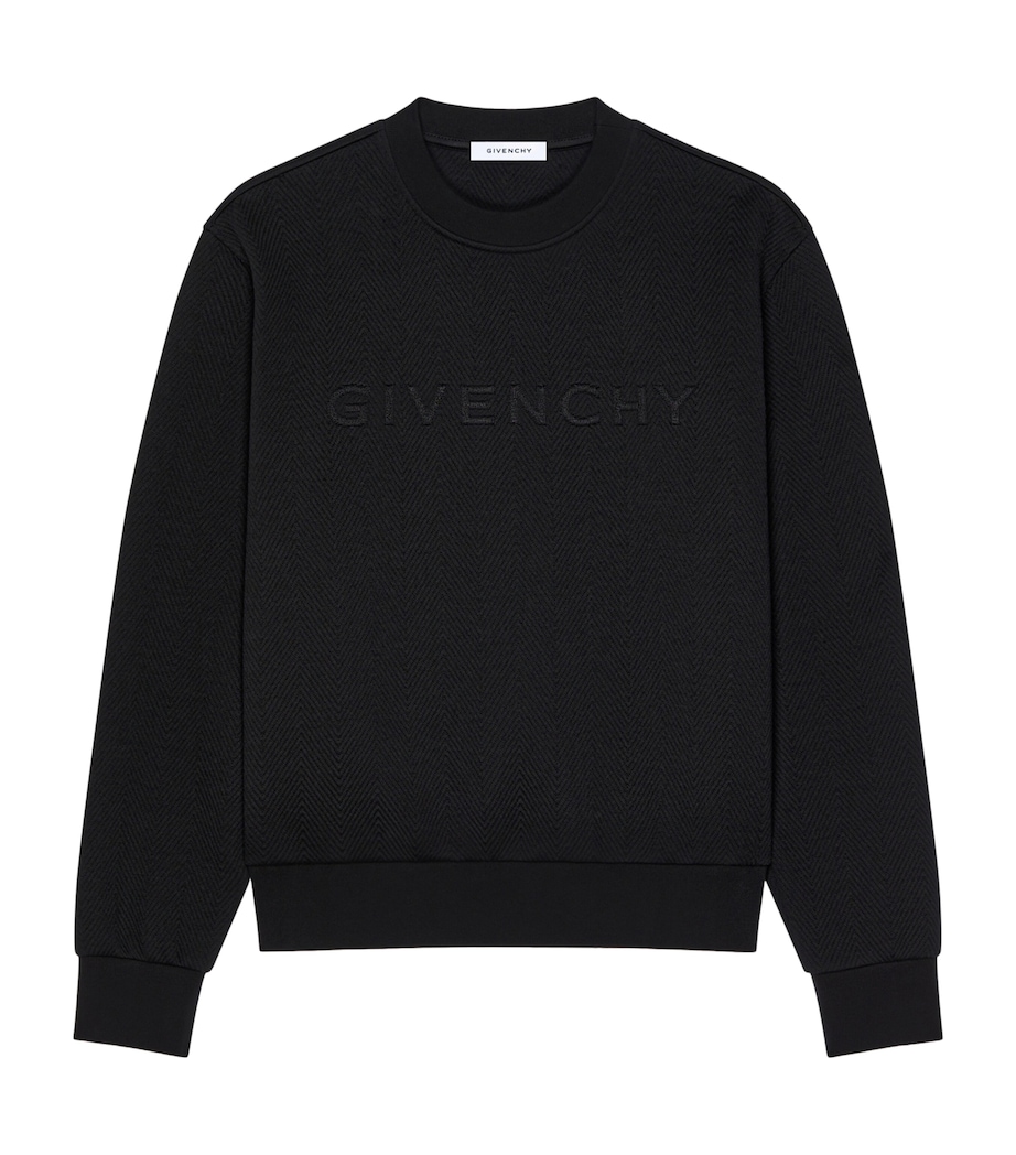 Givenchy Mens Herringbone Sweatshirt Image 1