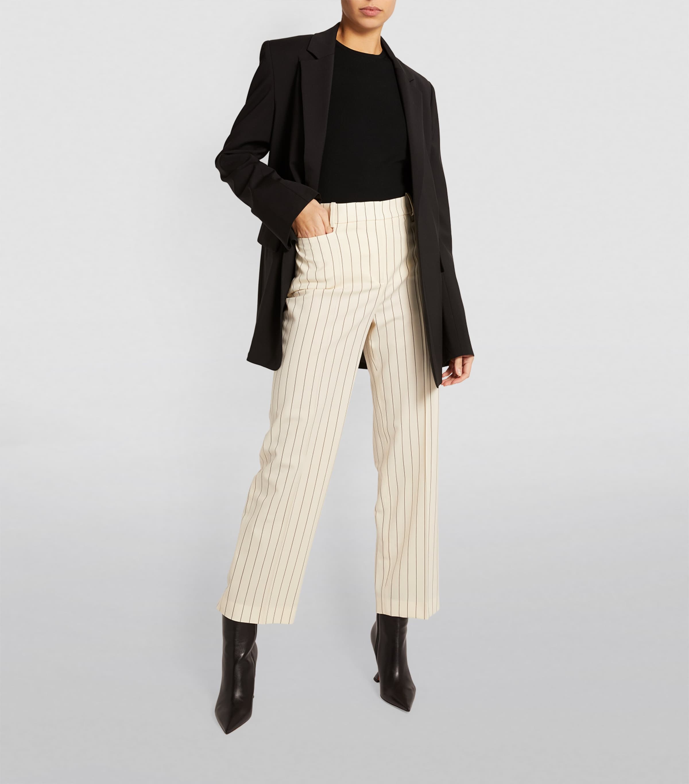 Silk Stretch Jumper BLACK Image 2