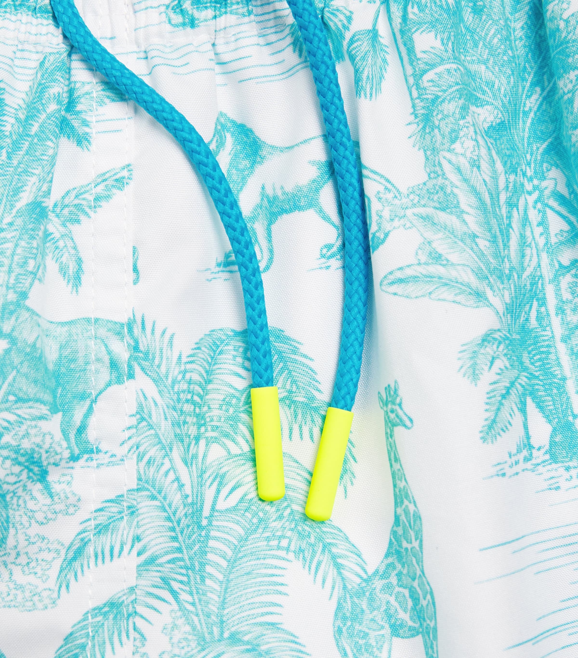 Jungle Print Swim Shorts (2-12 Years) JUNGLE TURQUOISE Image 3