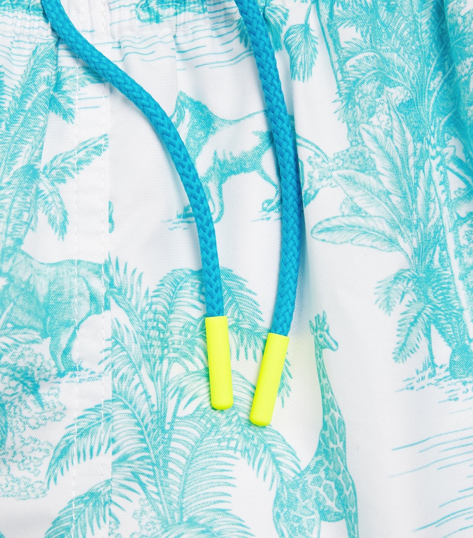 Jungle Print Swim Shorts (2-12 Years) JUNGLE TURQUOISE Image 3