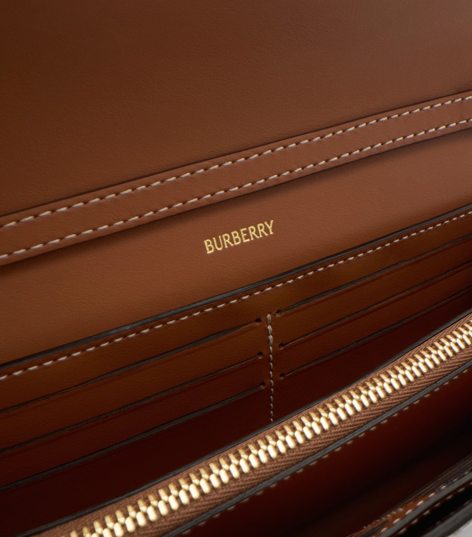 Check Chain Wallet VNTG CHK/BRIAR BROWN Image 6