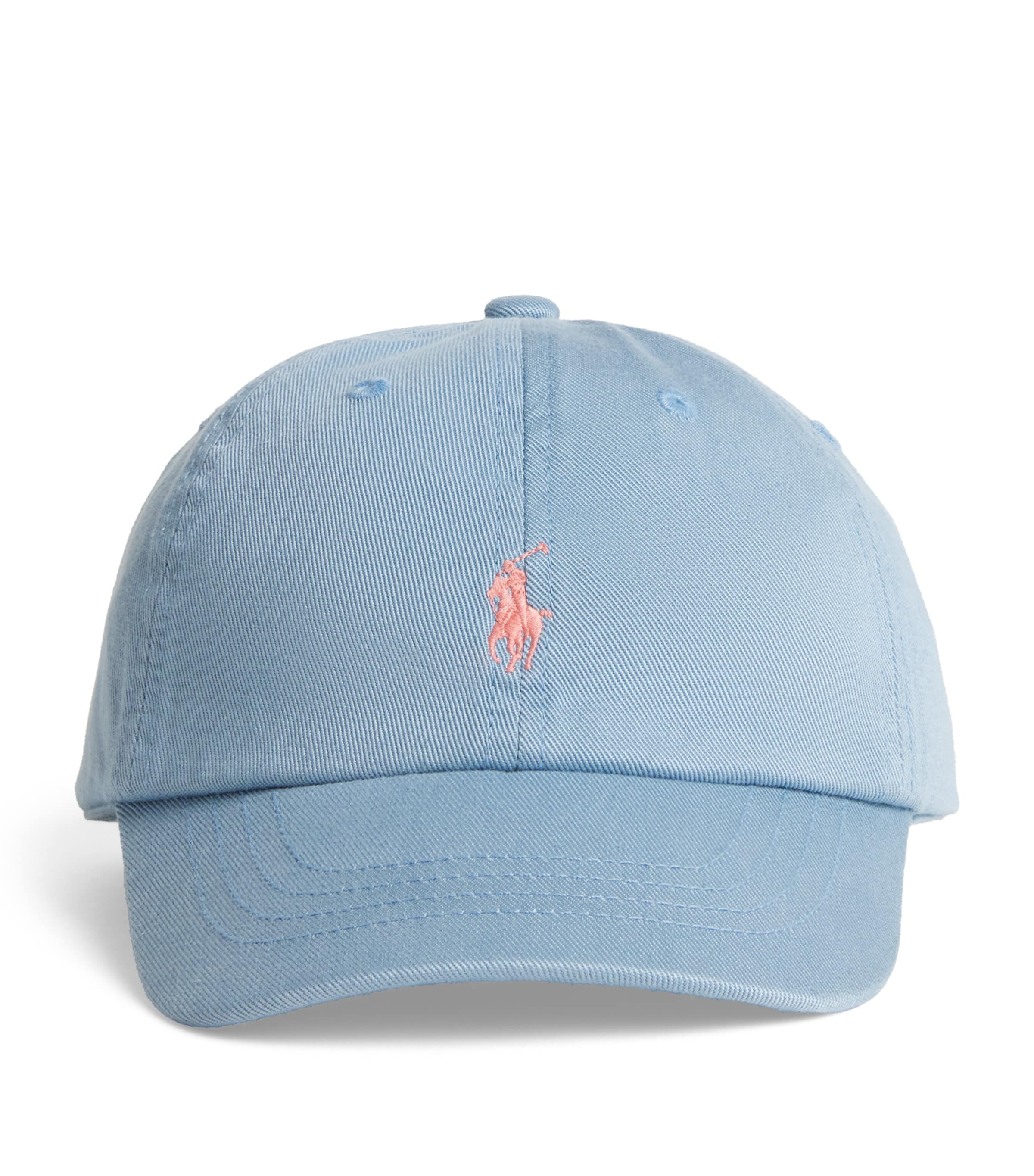 Ralph Lauren Kids Cotton Polo Pony Baseball Cap Vsl Blu Image 1