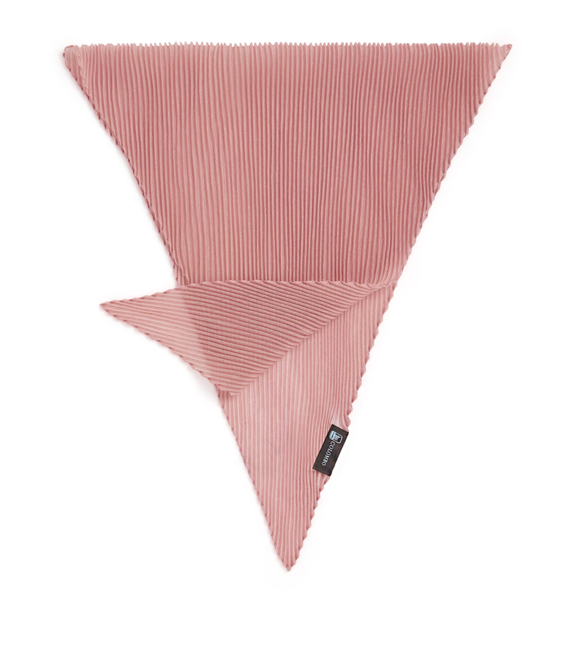 Cashmere-Silk Plissé Scarf 77227 PALE PINK Image 1