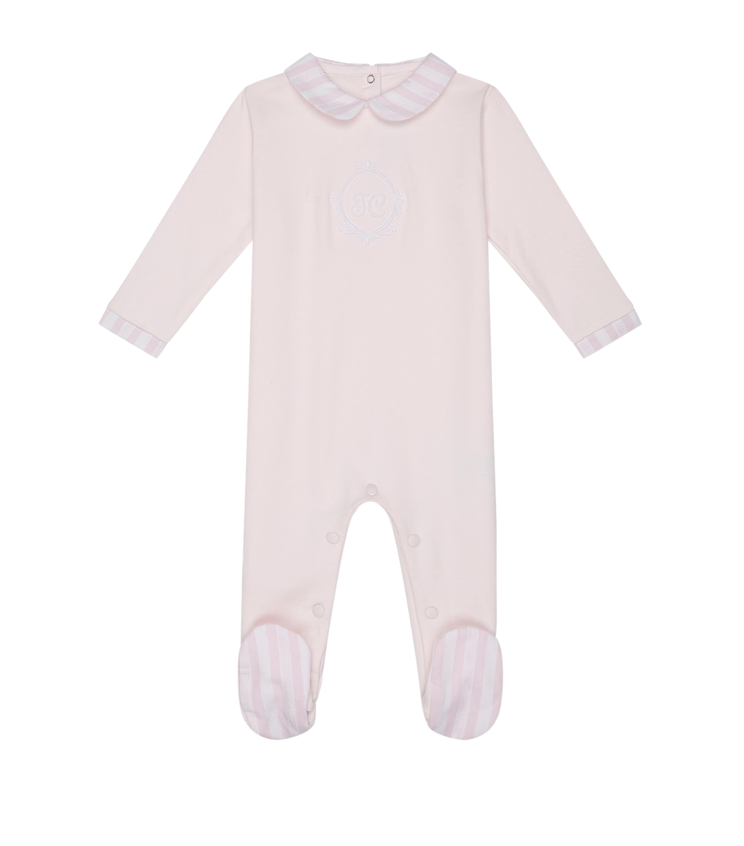 Tartine Et Chocolat Logo Embroidered All-in-one In Pink