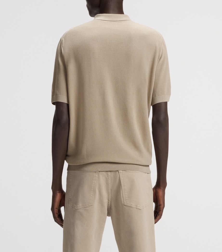 Virgin Wool Polo Shirt 255 Image 3